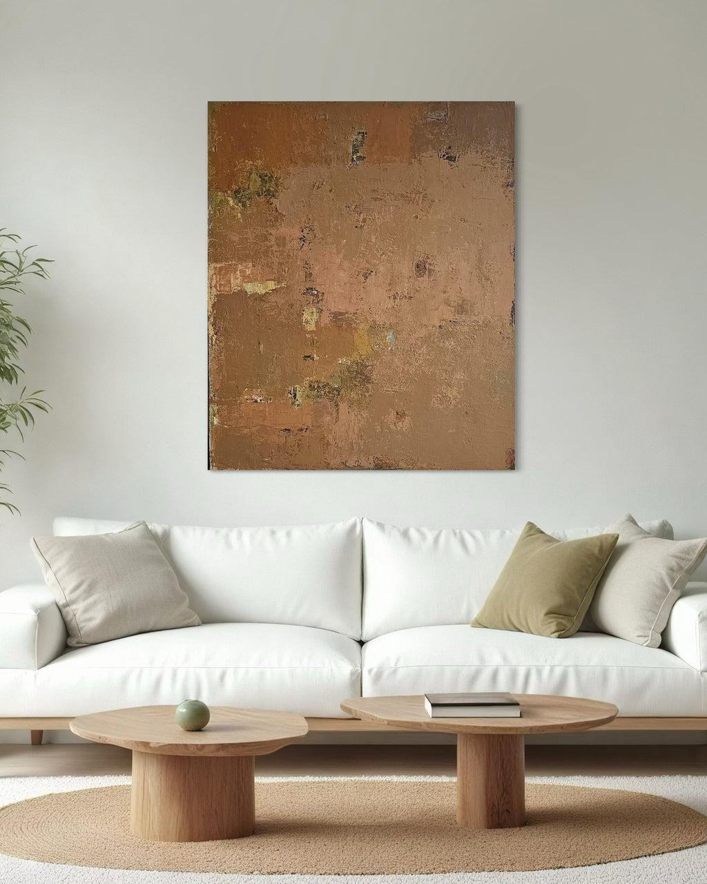 Abstraktus paveikslas - „The Sunset“. 120×100 cm