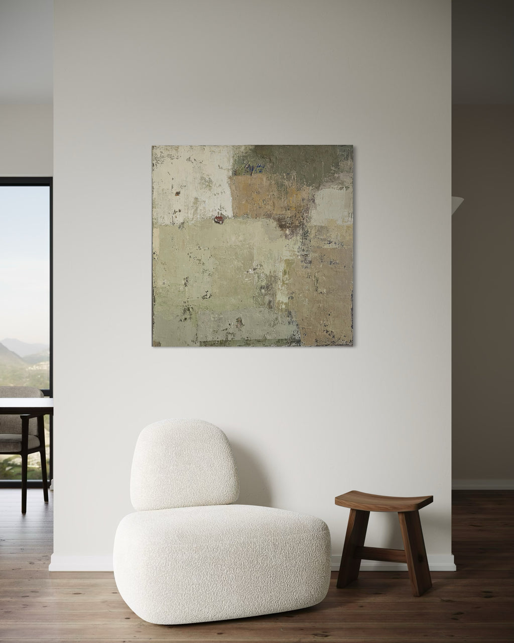 abstract painting minimalist interior wall art BIRUTE STUDIO