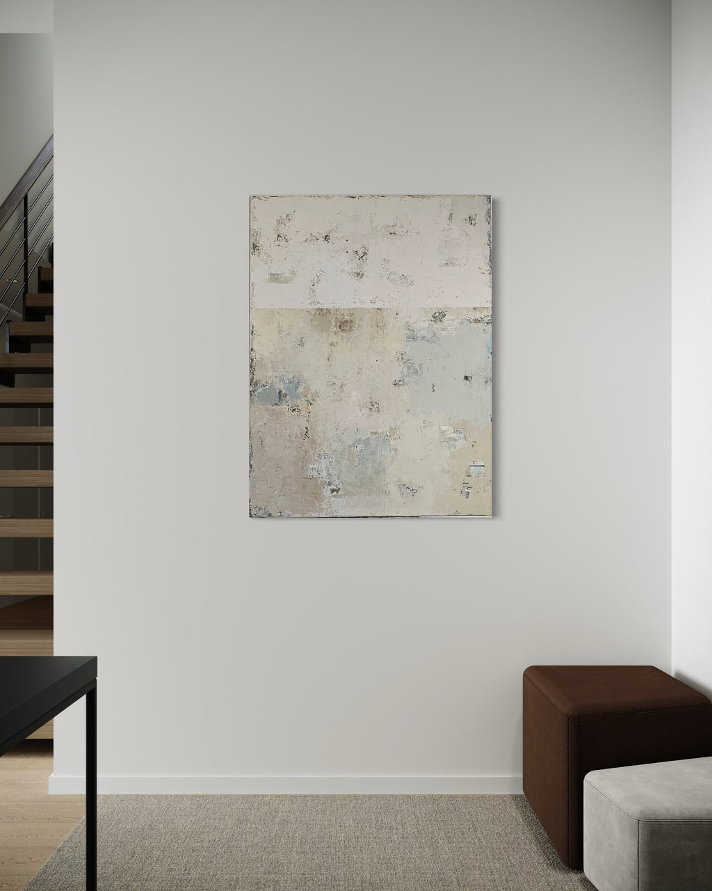 abstract painting minimalist interior wall art BIRUTE STUDIO