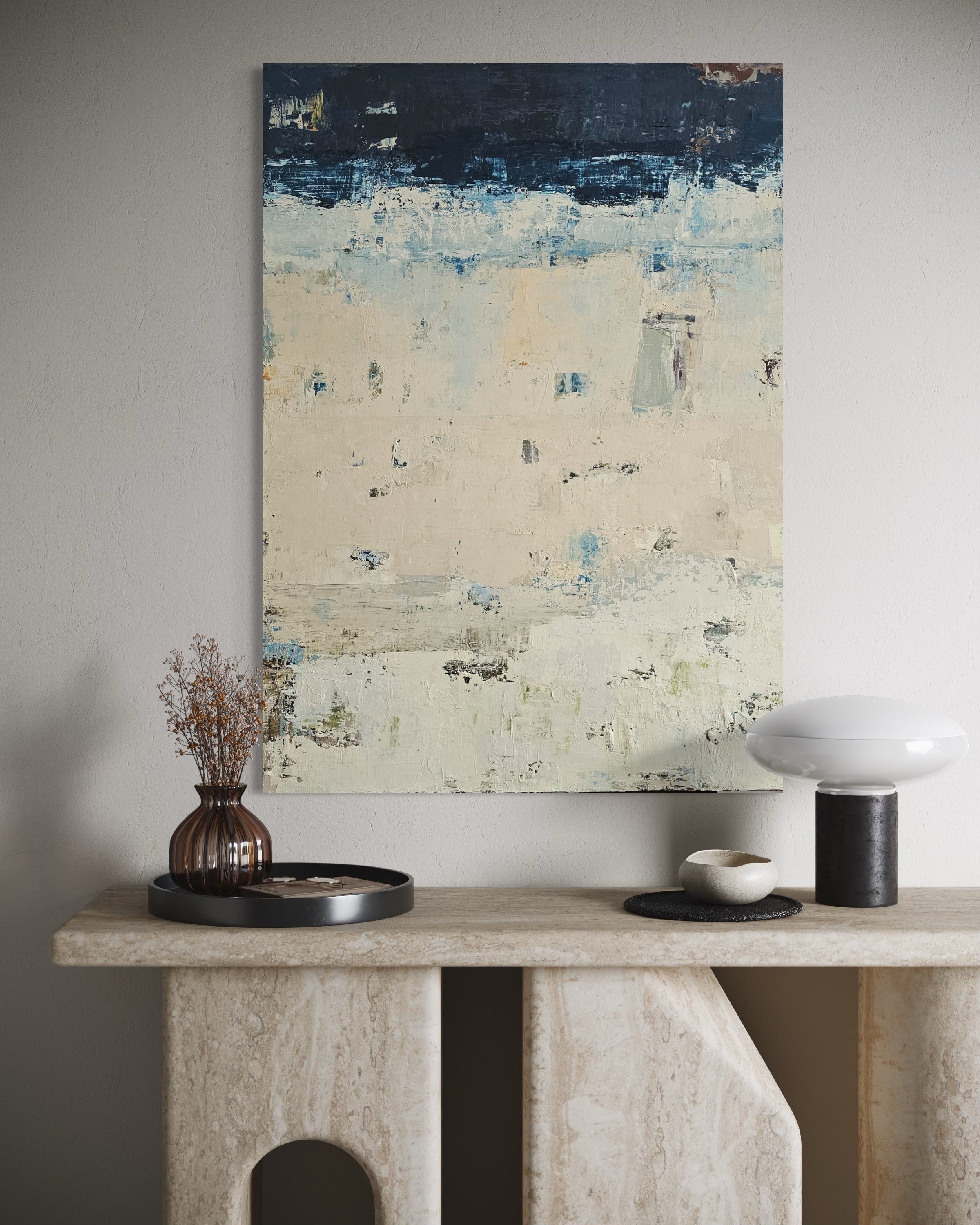 Abstraktus paveikslas - „Nida“. 110x80 cm 