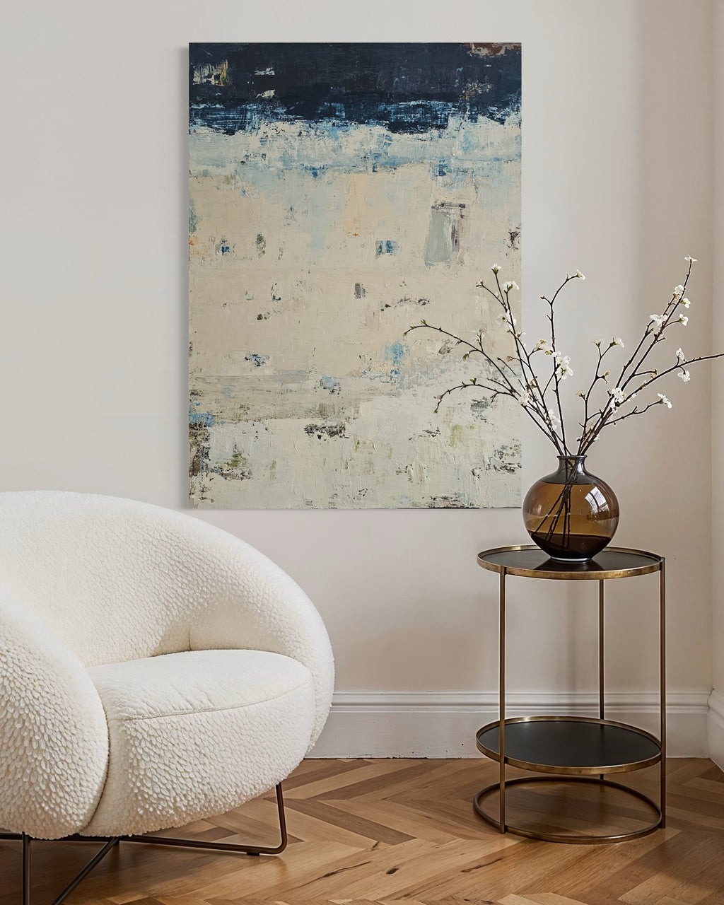 Abstraktus paveikslas - „Nida“. 110x80 cm 