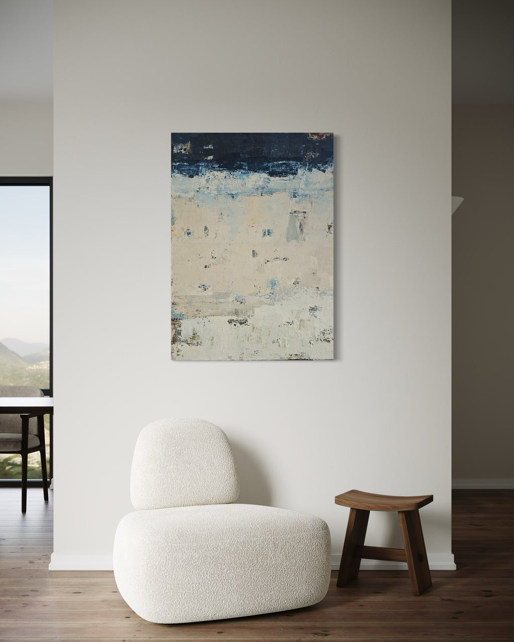 Abstraktus paveikslas - „Nida“. 110x80 cm 