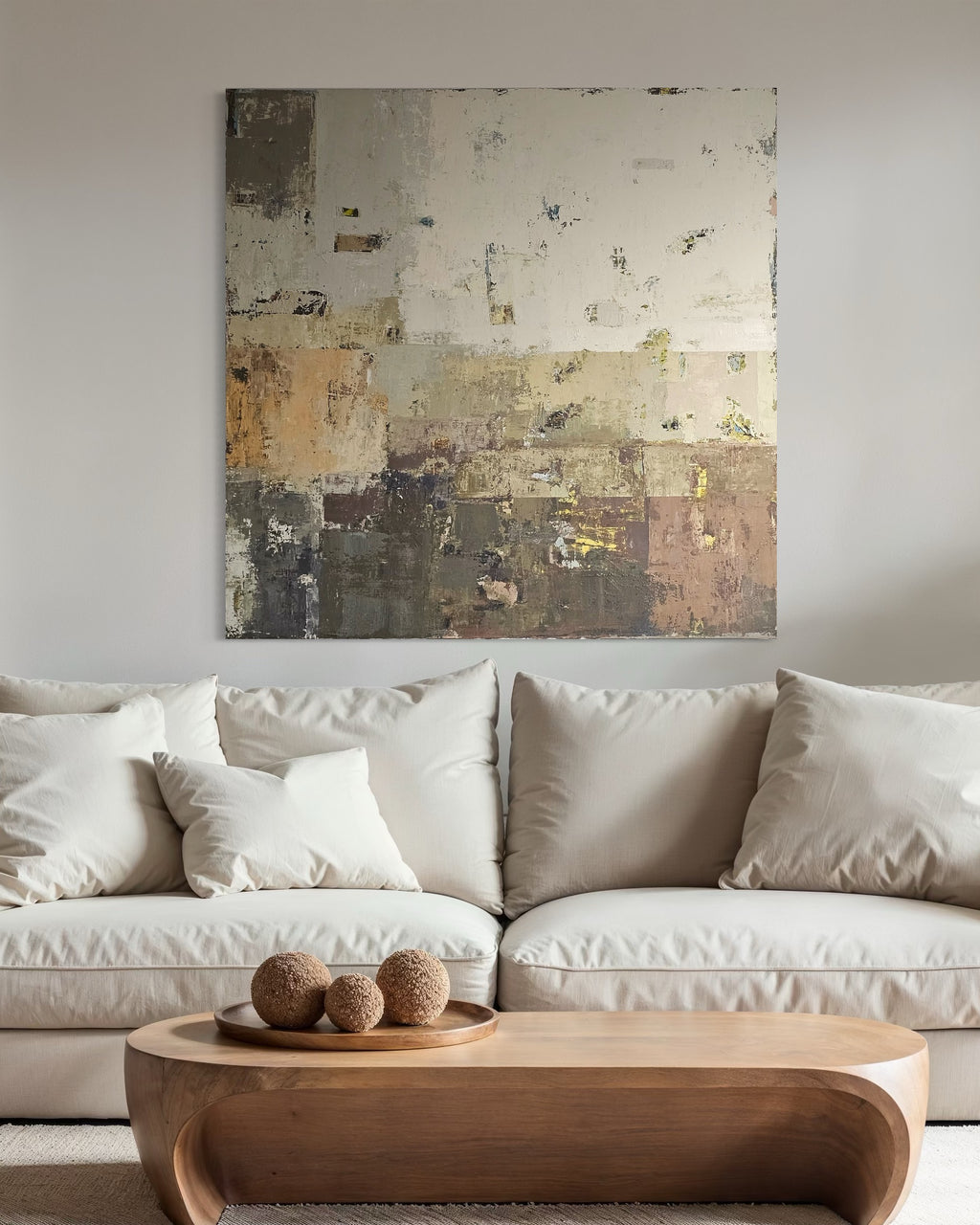 The Autumn in My Fatherland. 130x130 cm