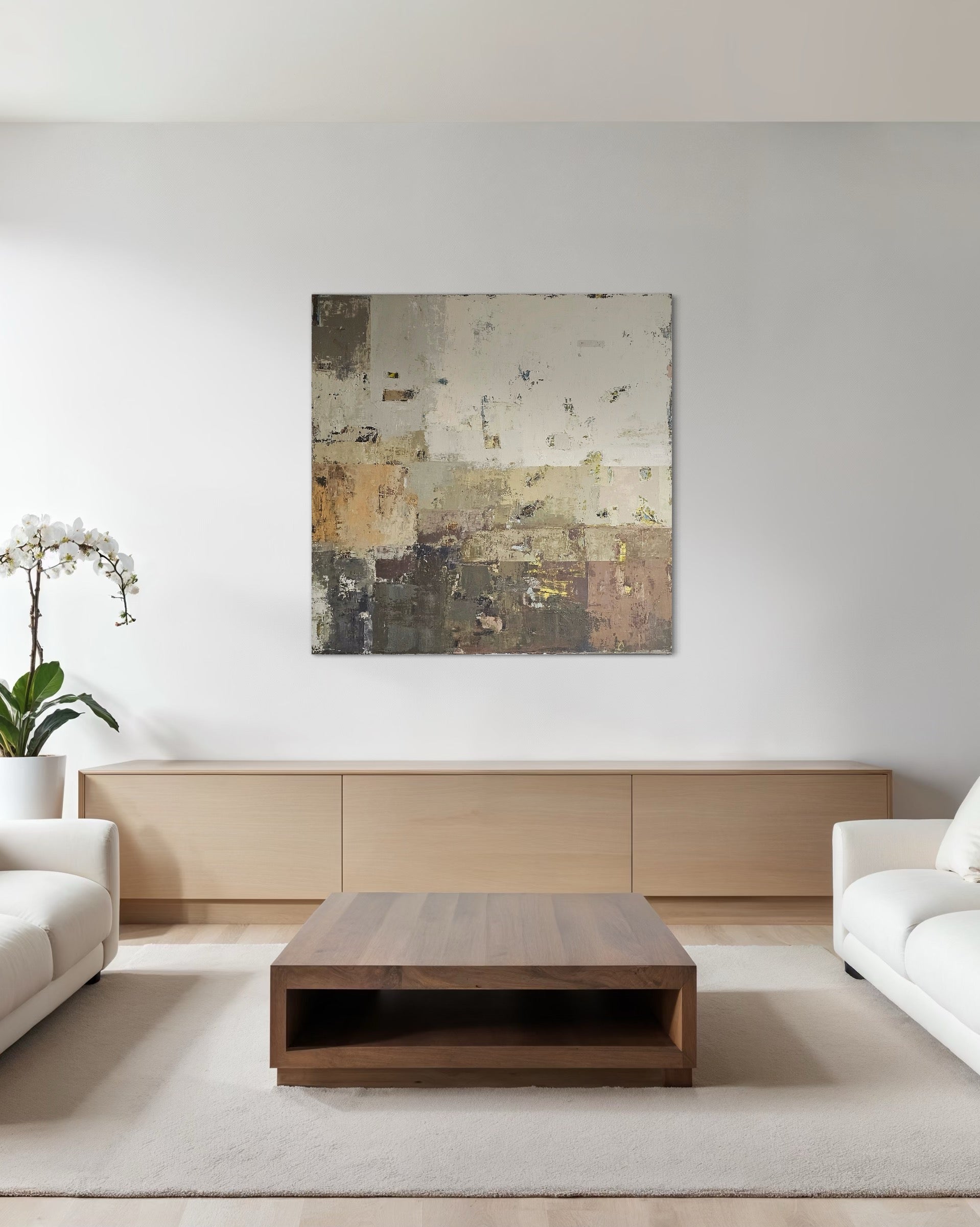 The Autumn in My Fatherland. 130x130 cm