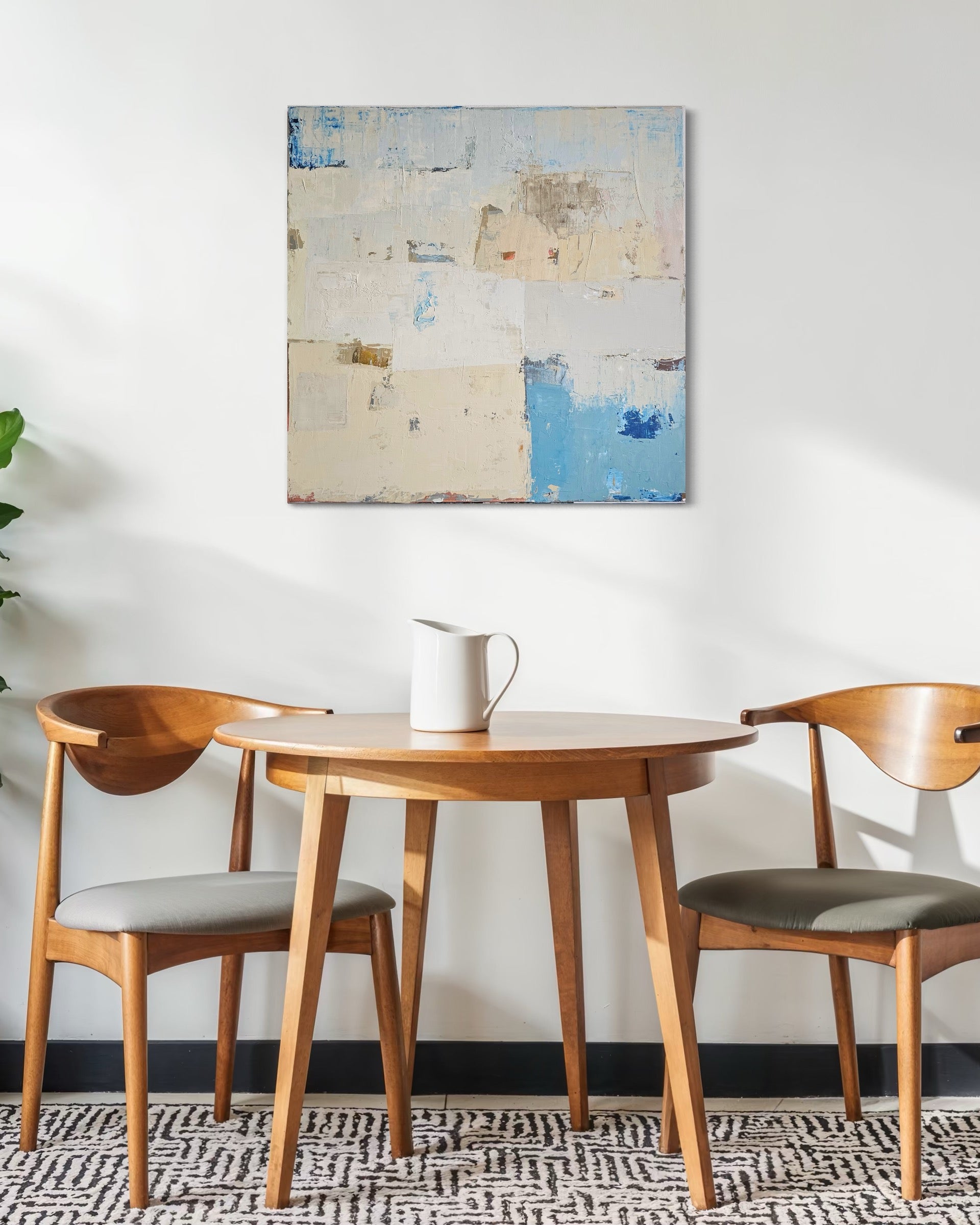 textured abstract painting contemporary decor BIRUTE STUDIO