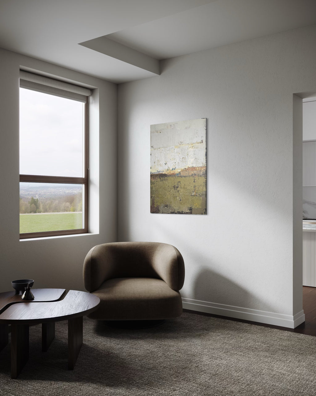 abstract painting minimalist interior wall art BIRUTE STUDIO