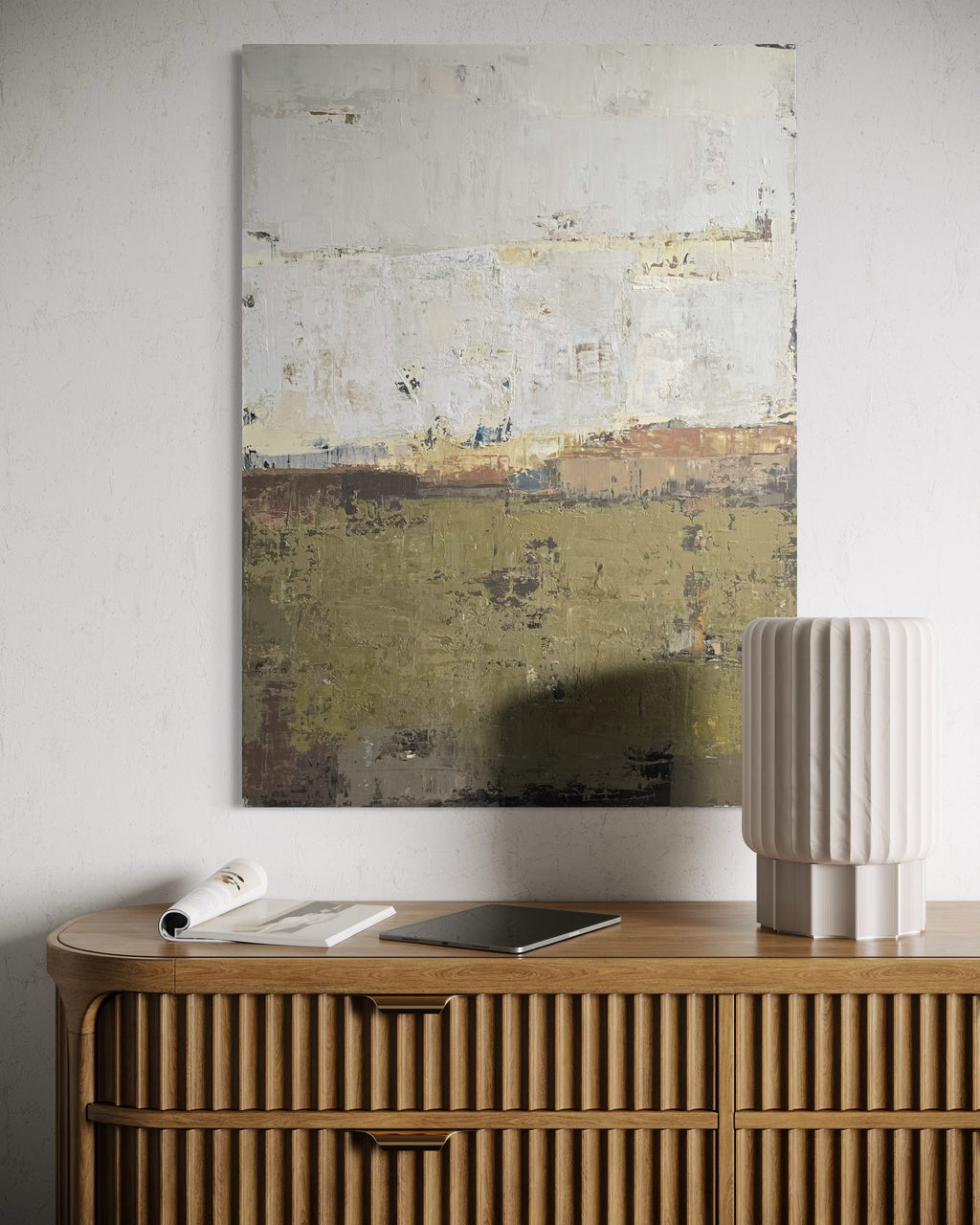 textured abstract painting contemporary decor BIRUTE STUDIO