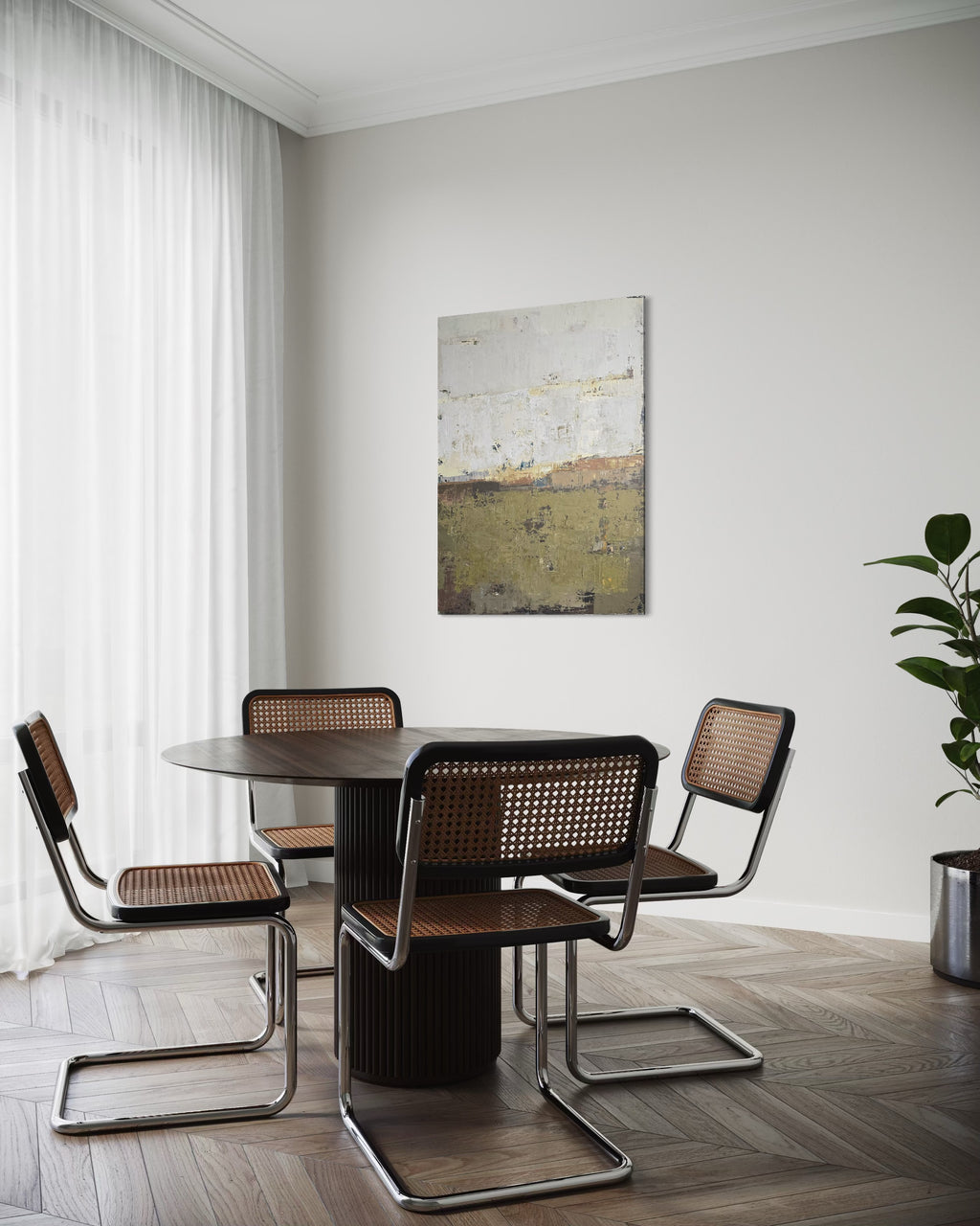 abstract painting minimalist interior wall art BIRUTE STUDIO