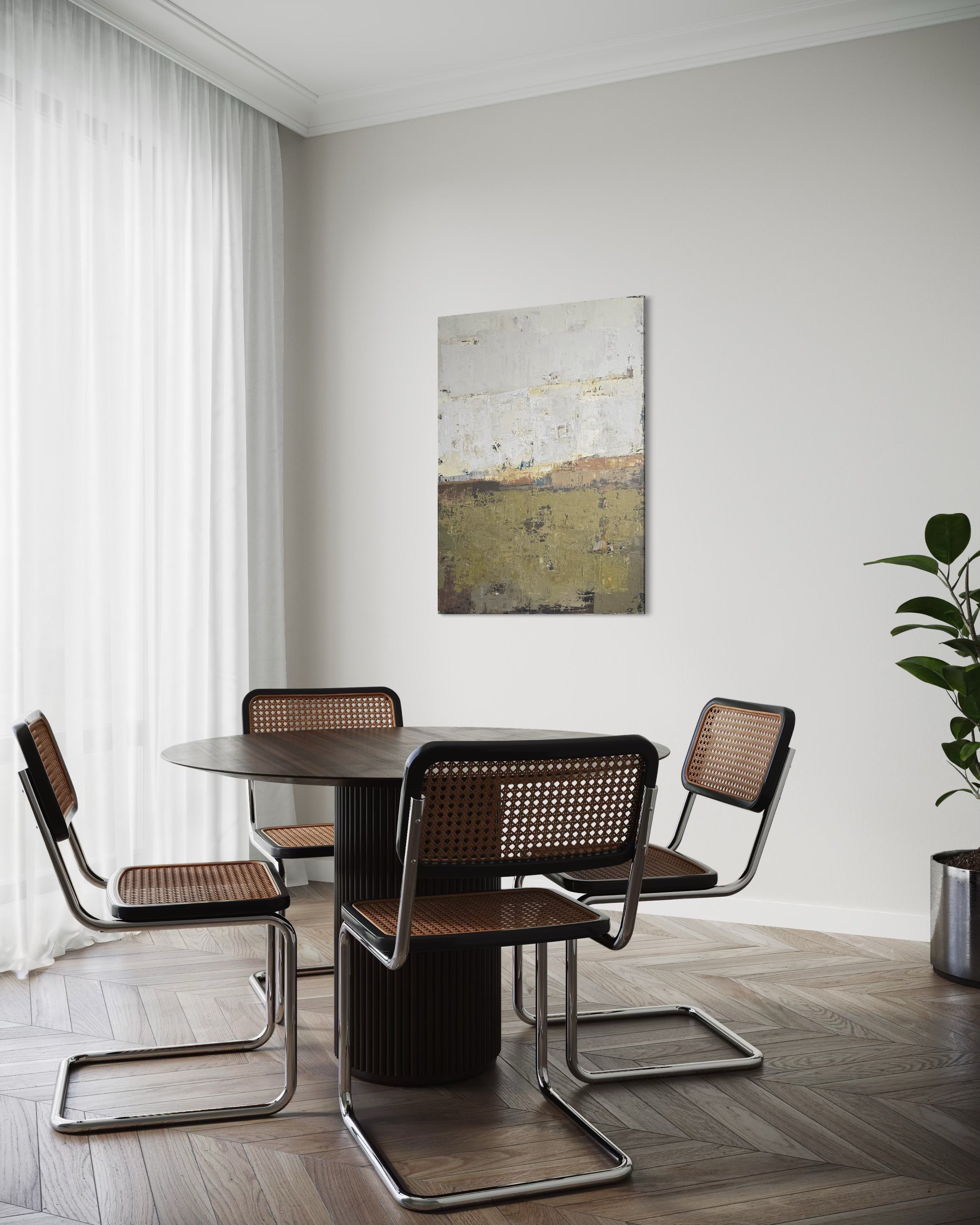 abstract painting minimalist interior wall art BIRUTE STUDIO