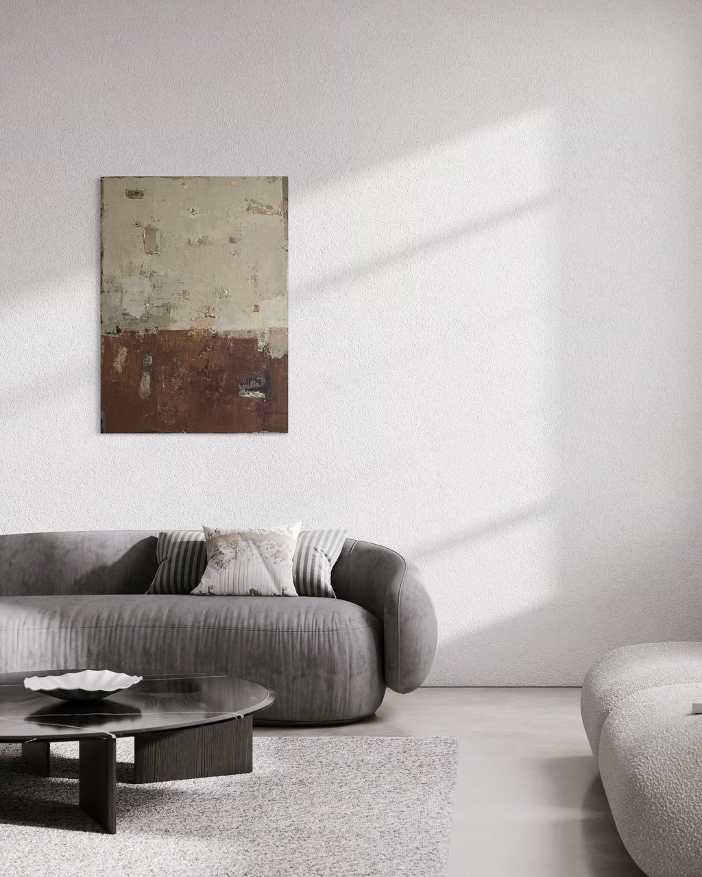 Abstraktus paveikslas - „Rustling Leaves“. 110x80 cm