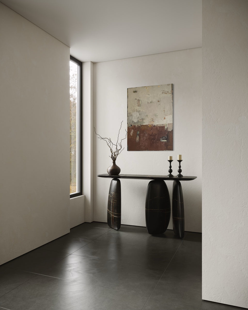 Abstraktus paveikslas - „Rustling Leaves“. 110x80 cm