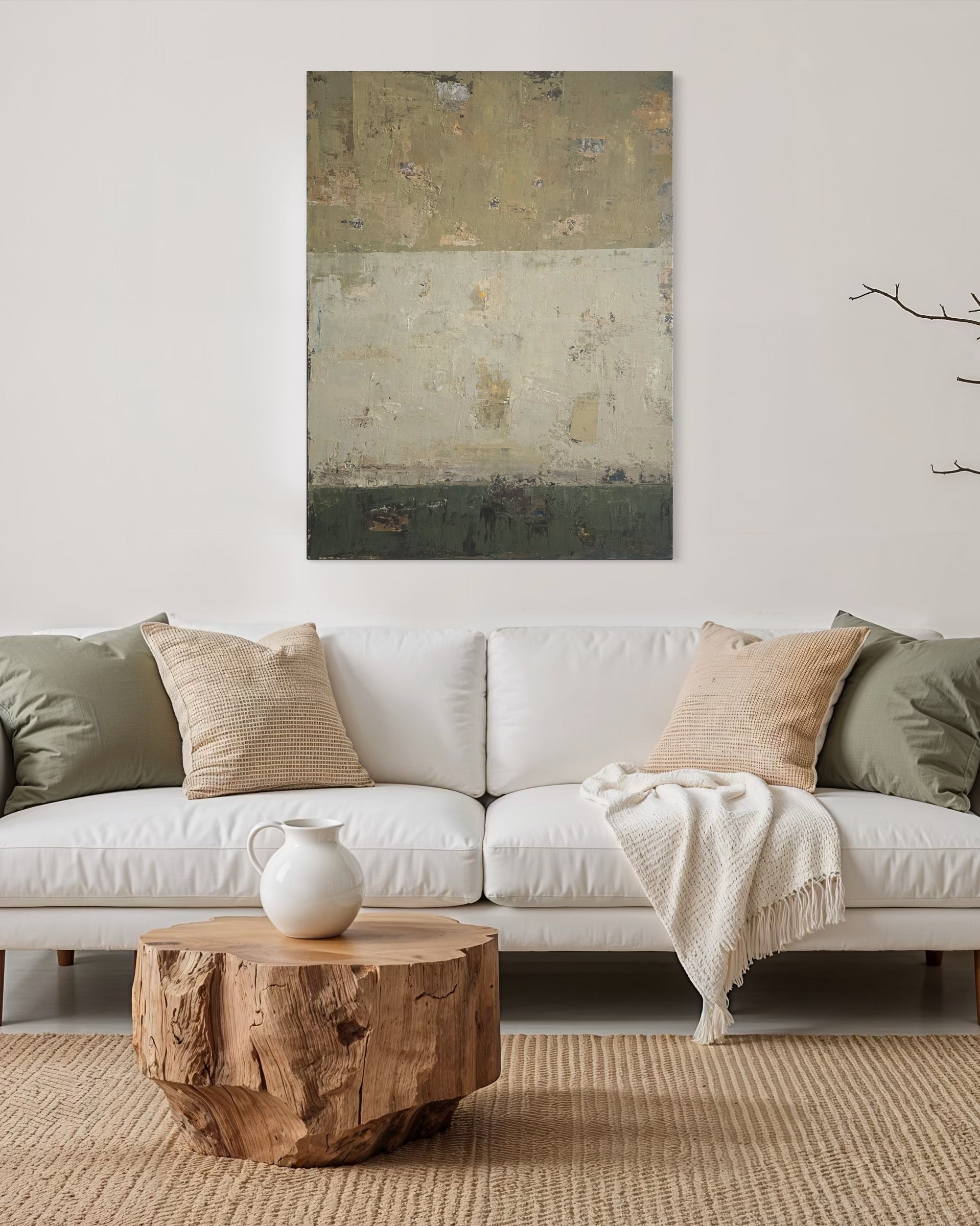 abstract painting minimalist interior wall art BIRUTE STUDIO