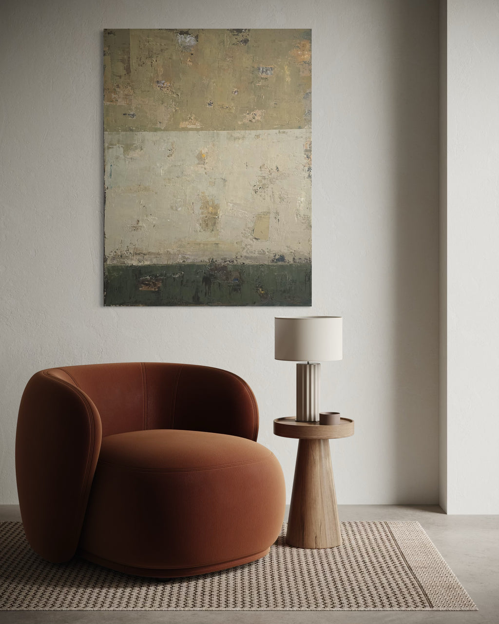 abstract painting minimalist interior wall art BIRUTE STUDIO