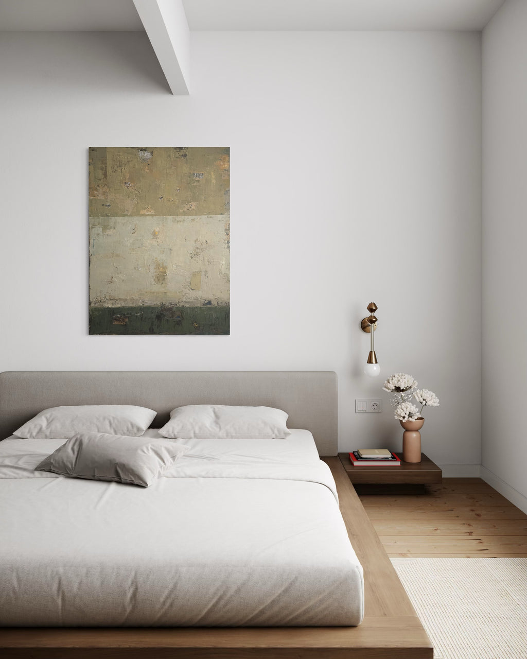 textured abstract painting contemporary decor BIRUTE STUDIO