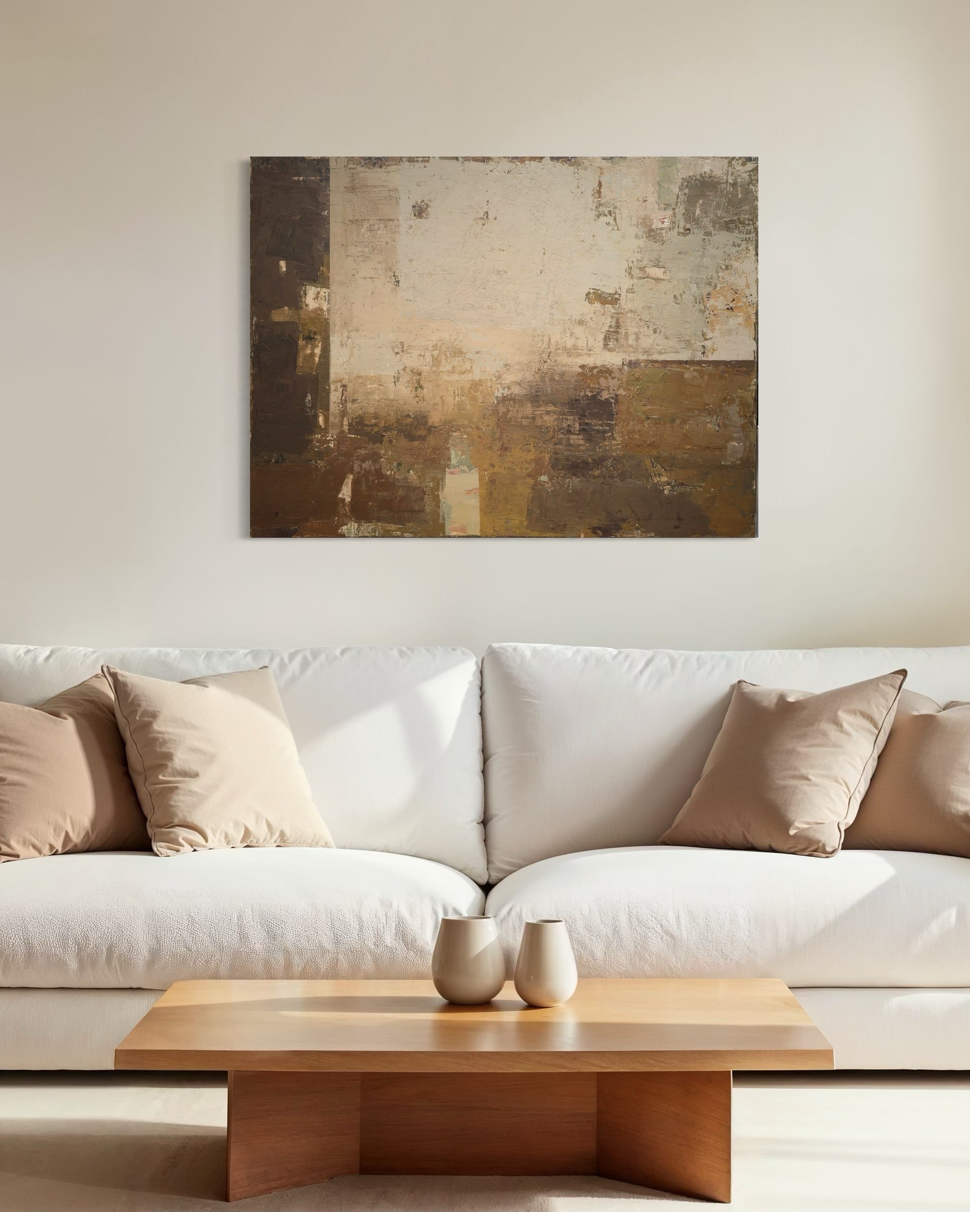 textured abstract painting contemporary decor BIRUTE STUDIO