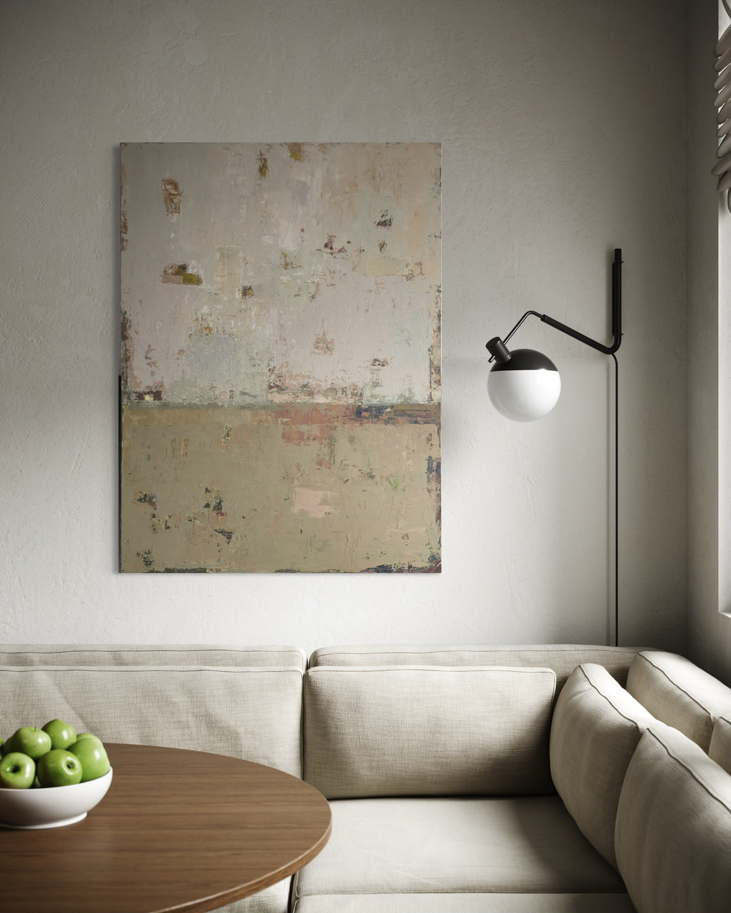 Abstraktus paveikslas -„Fog over Foliage“ 120x90cm