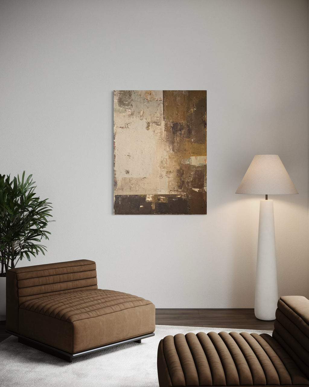 abstract painting minimalist interior wall art BIRUTE STUDIO