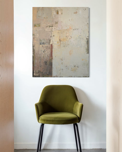 Abstraktus paveikslas - „Early October Morning“. 110x80 cm