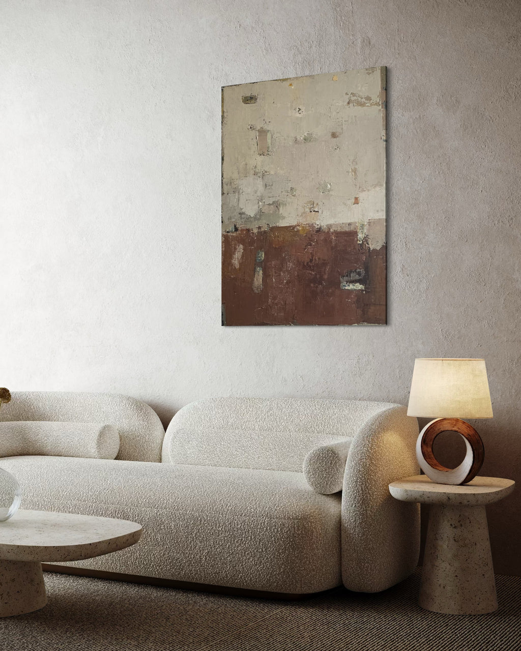 Abstraktus paveikslas - „Rustling Leaves“. 110x80 cm