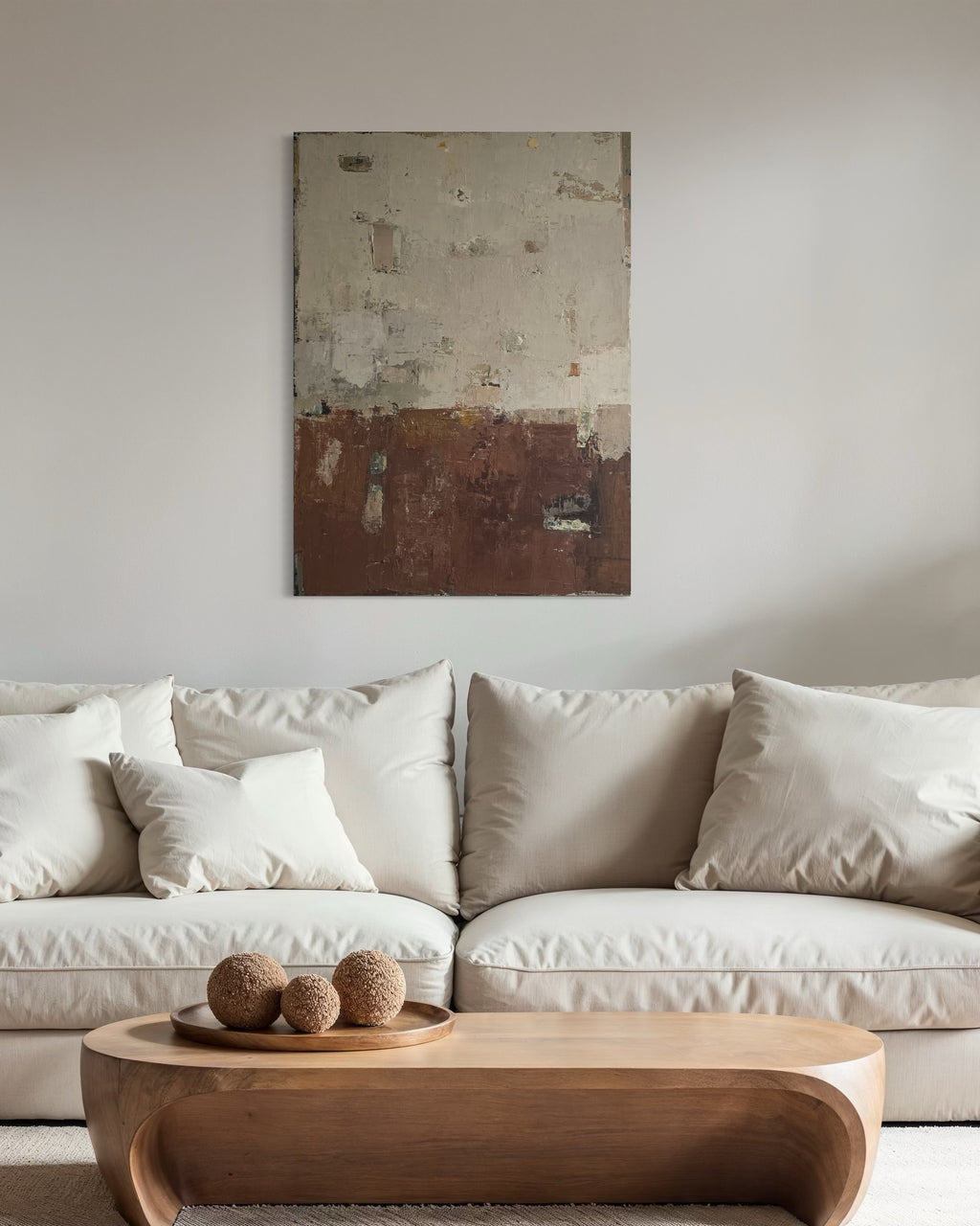 Abstraktus paveikslas - „Rustling Leaves“. 110x80 cm