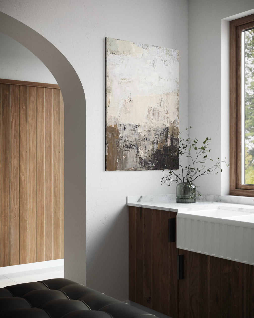 Abstraktus paveikslas -„Fade Series V“. 110×80 cm