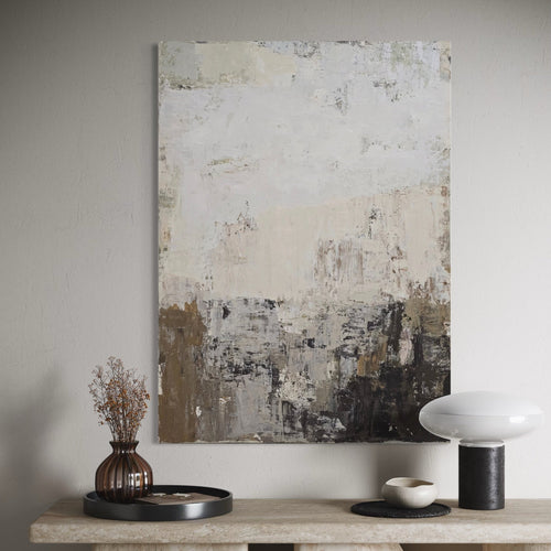 large abstract neutral wall art modern interior BIRUTE STUDIO