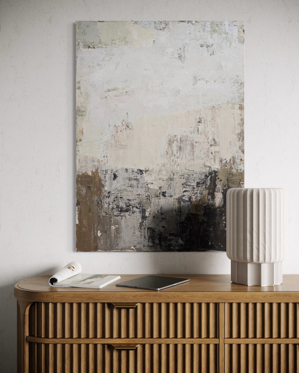 Abstraktus paveikslas -„Fade Series V“. 110×80 cm