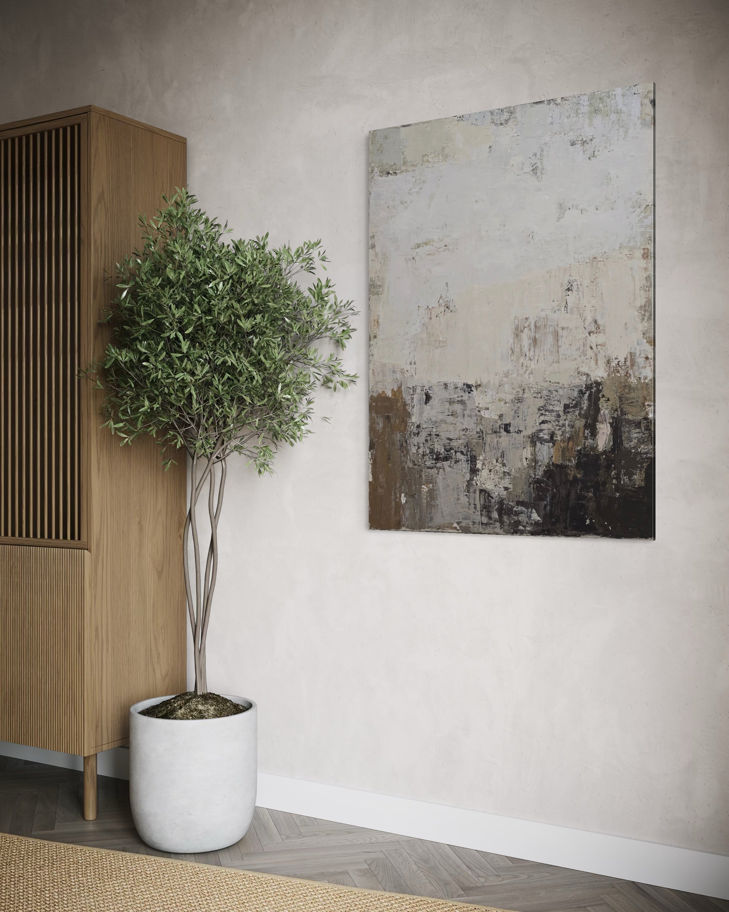 Abstraktus paveikslas -„Fade Series V“. 110×80 cm