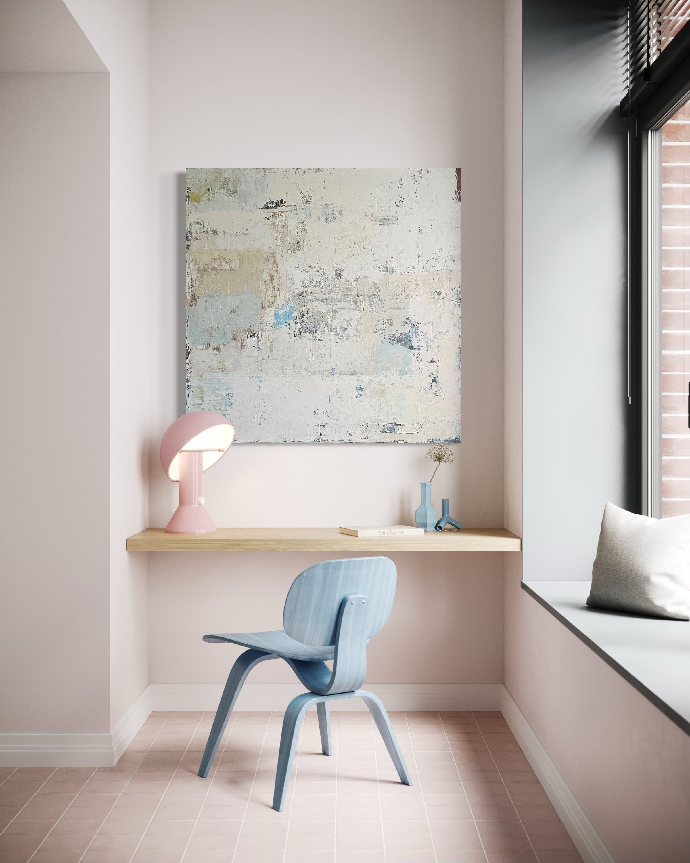 Abstract painting - Vacation. 100x100 cm