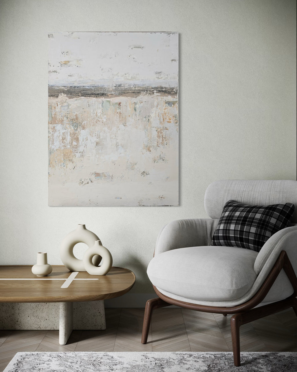 Abstraktus paveikslas - „Fade series VI“ . 120x90 cm