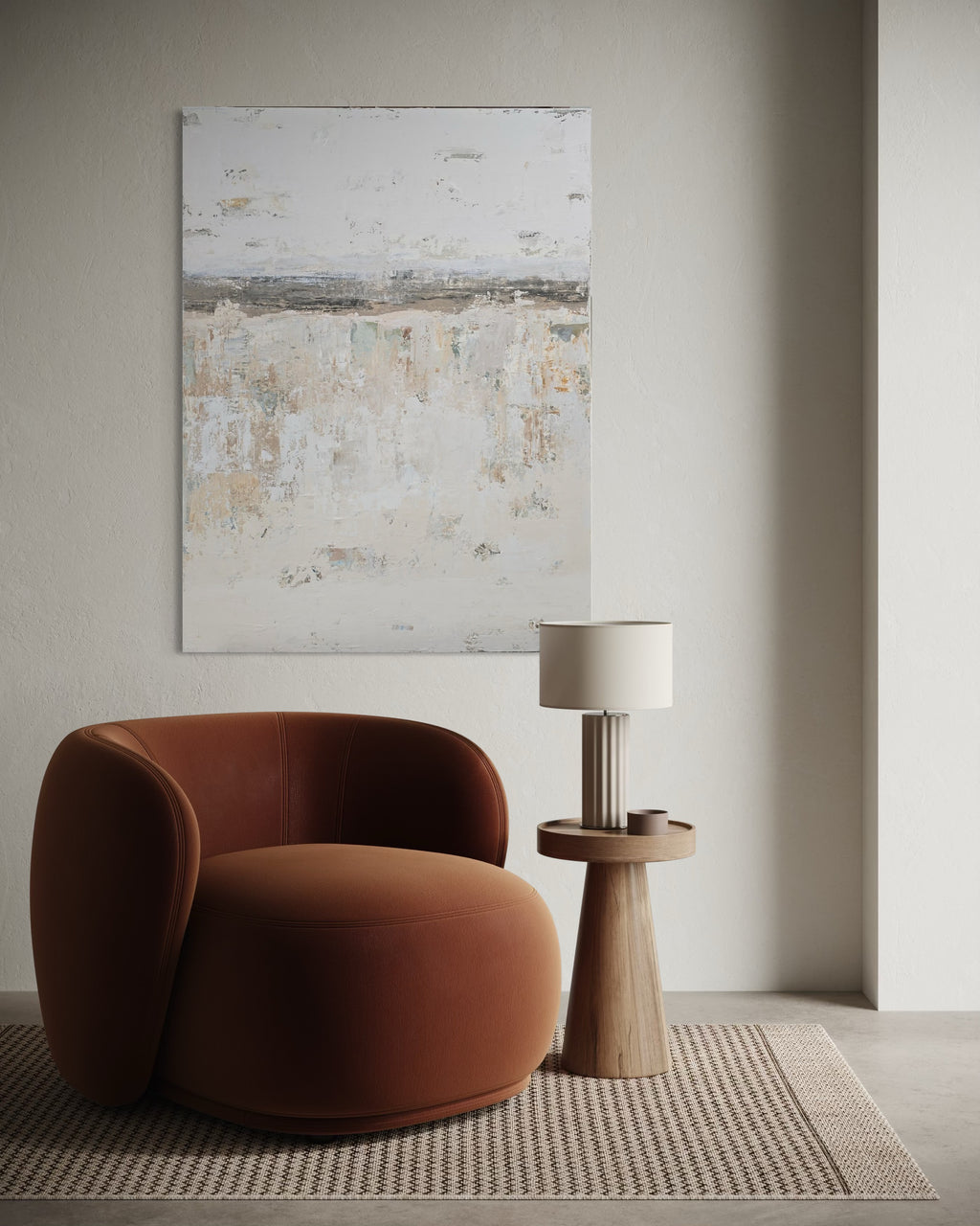 Abstraktus paveikslas - „Fade series VI“ . 120x90 cm