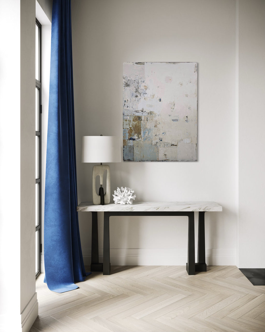 Abstraktus paveikslas -„Fade series VIII“ . 120x90 cm