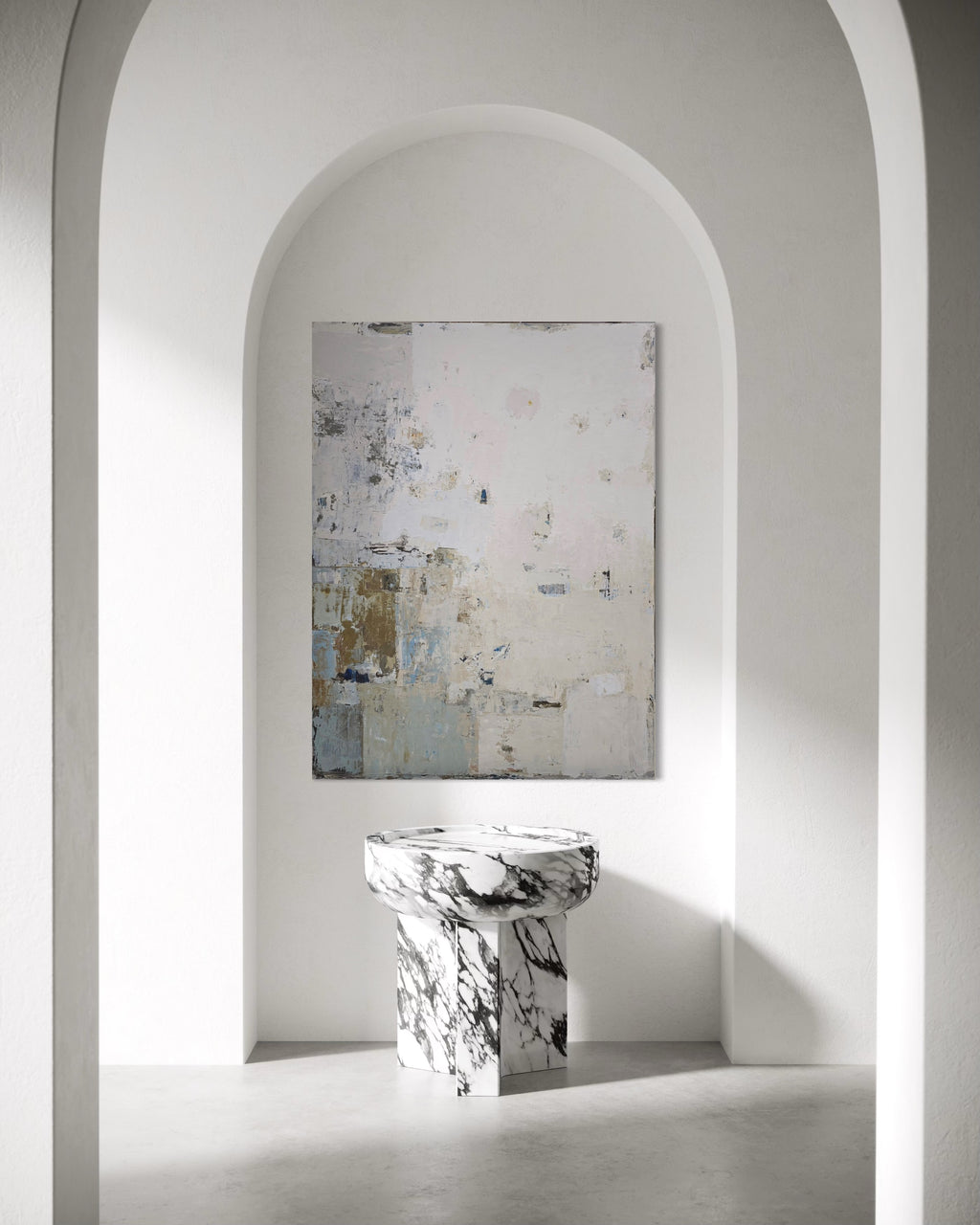 Abstraktus paveikslas -„Fade series VIII“ . 120x90 cm