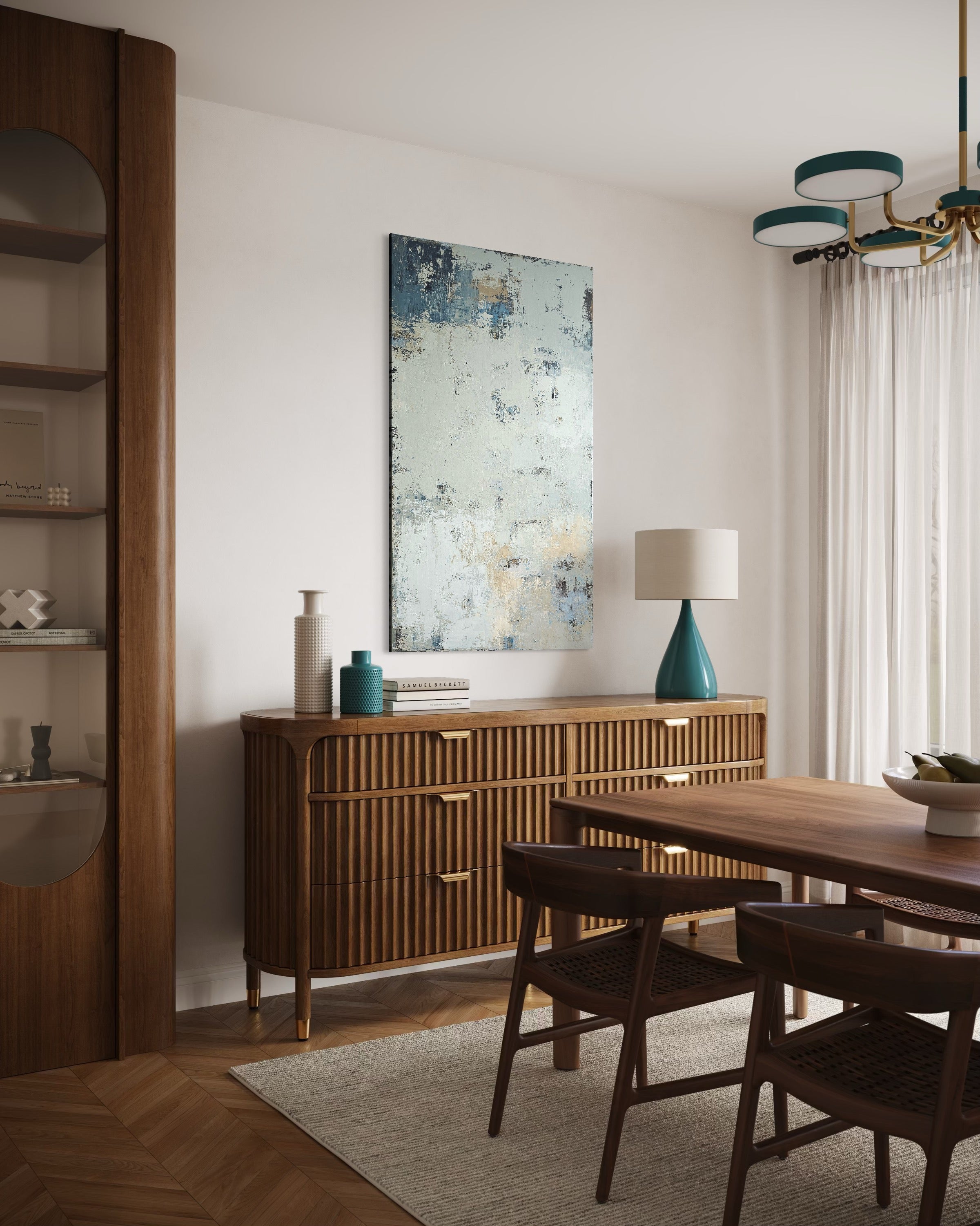 Abstraktus paveikslas - One Foot Island. 150x90 cm