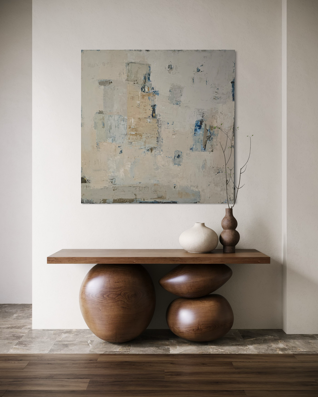 abstract painting minimalist interior wall art BIRUTE STUDIO