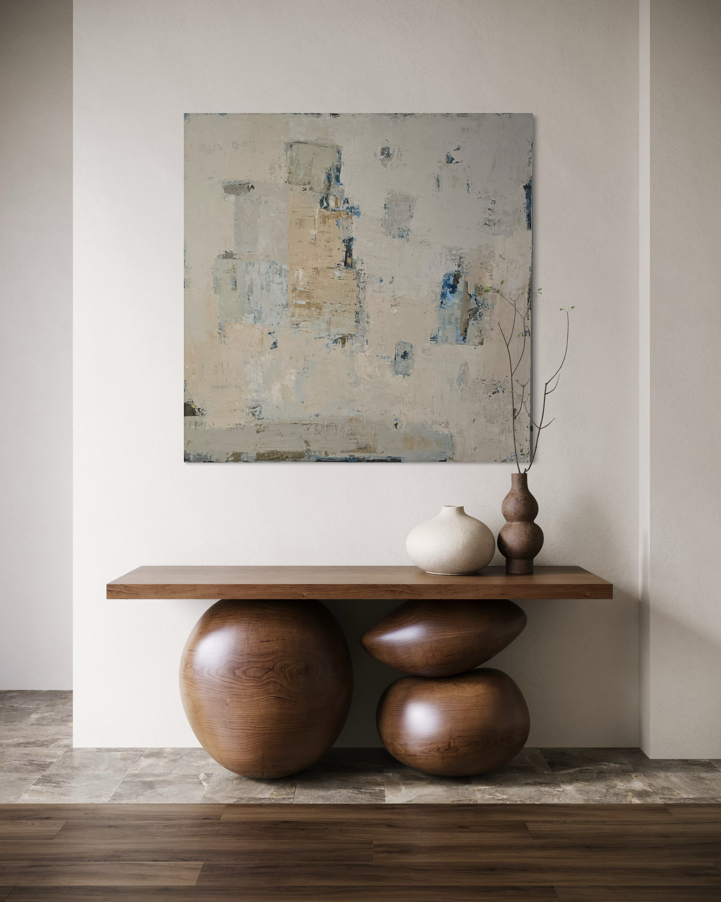 abstract painting minimalist interior wall art BIRUTE STUDIO