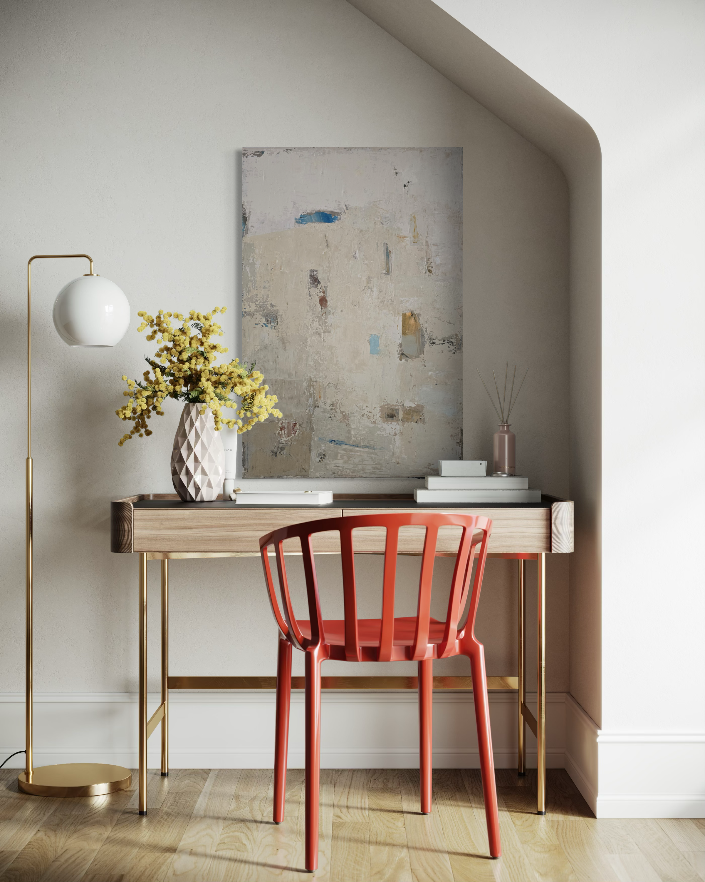 Abstraktus paveikslas - „Fade II (2)“. 90×60 cm