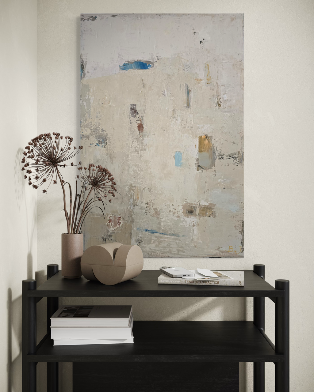 Abstraktus paveikslas - „Fade II (2)“. 90×60 cm