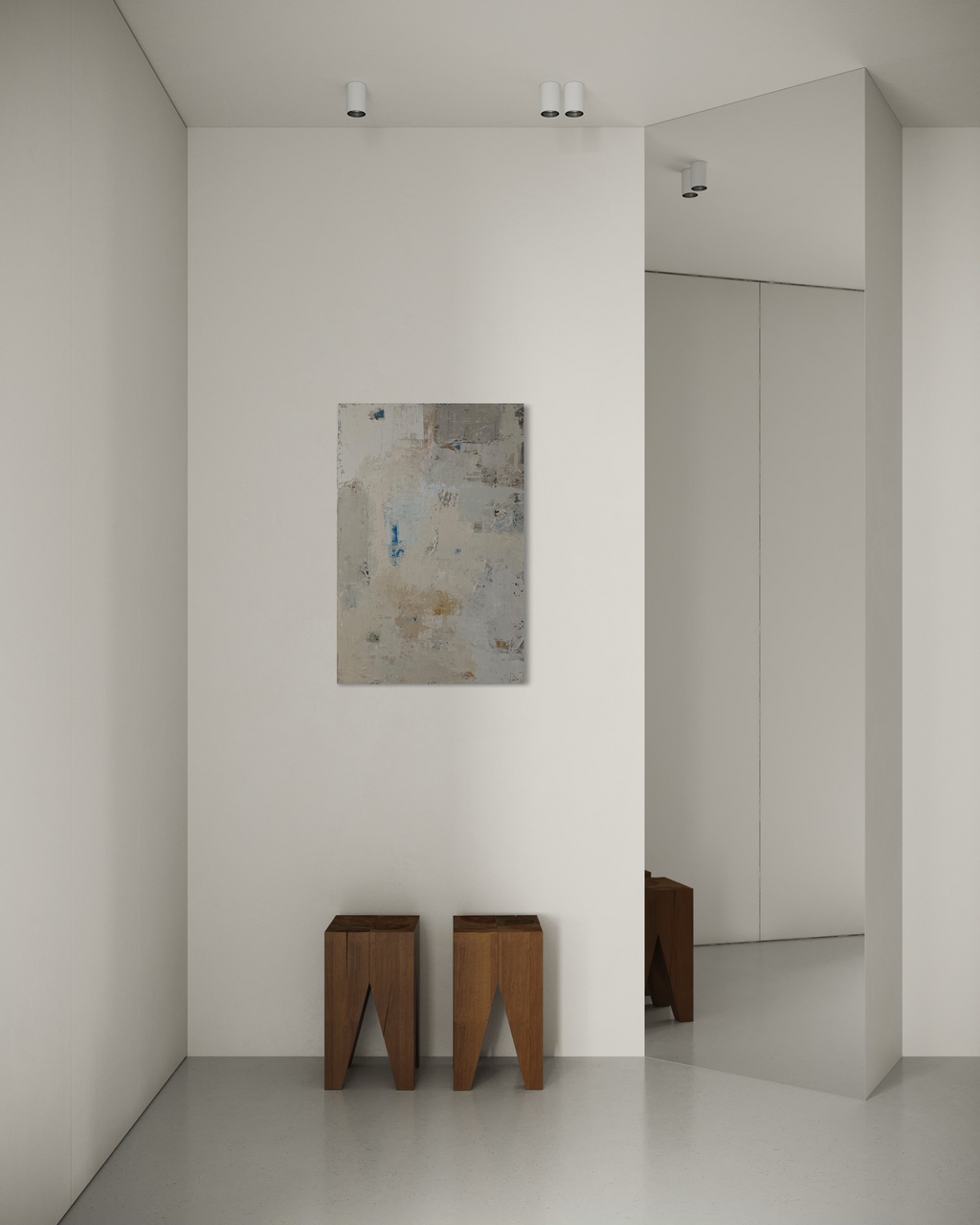 abstract painting minimalist interior wall art BIRUTE STUDIO