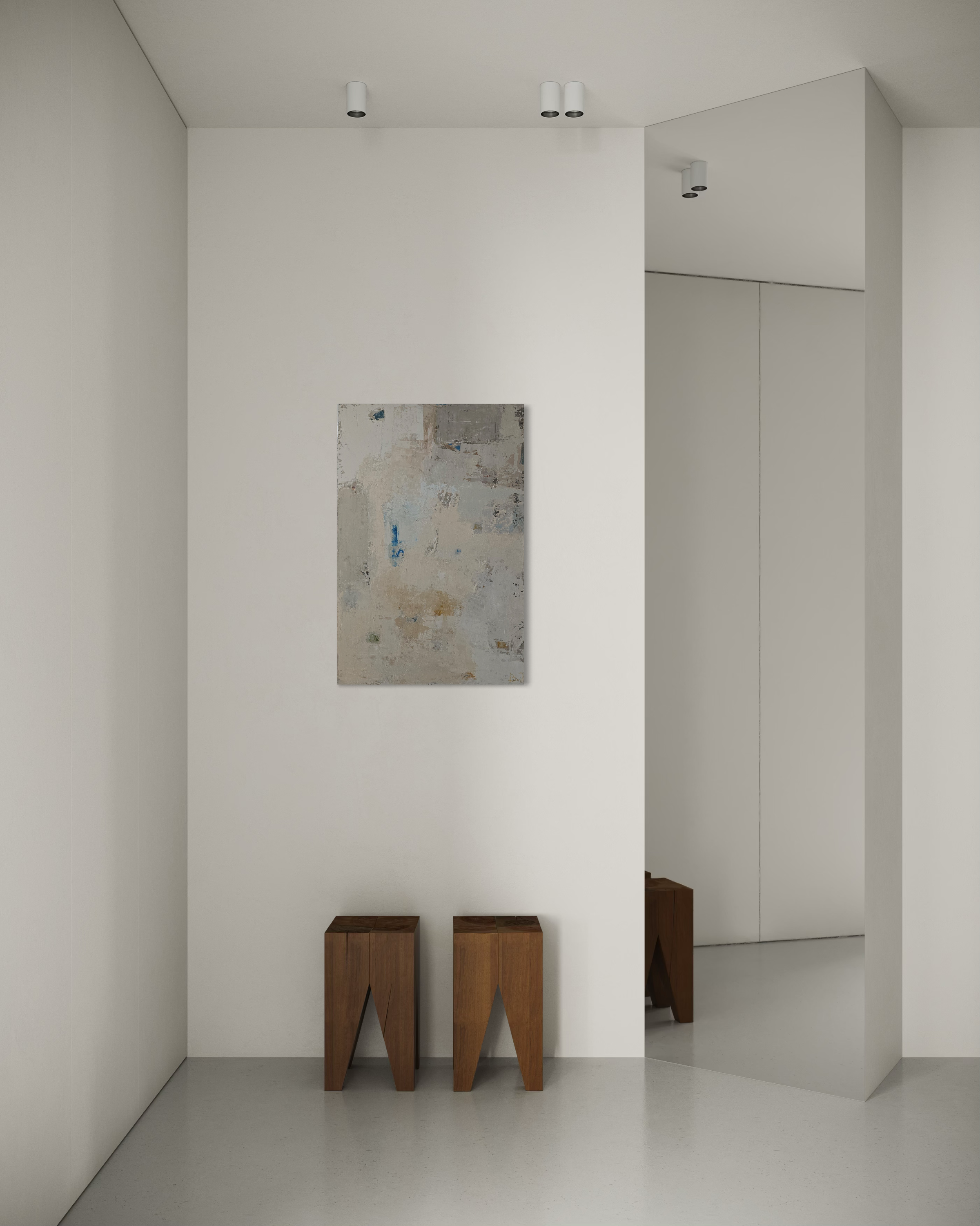 abstract painting minimalist interior wall art BIRUTE STUDIO