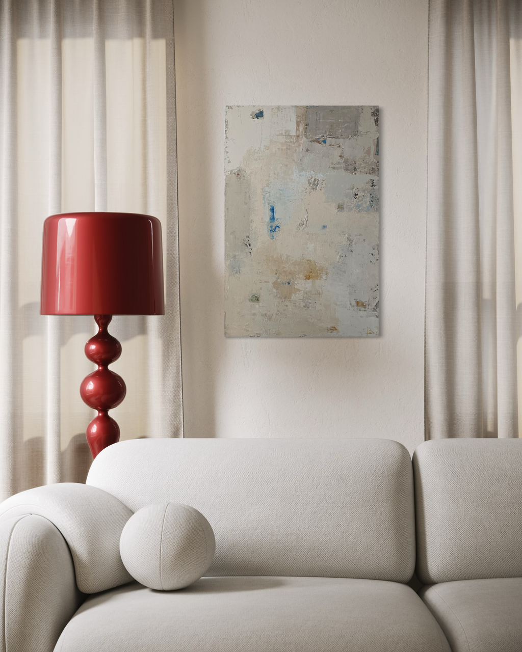 abstract painting minimalist interior wall art BIRUTE STUDIO