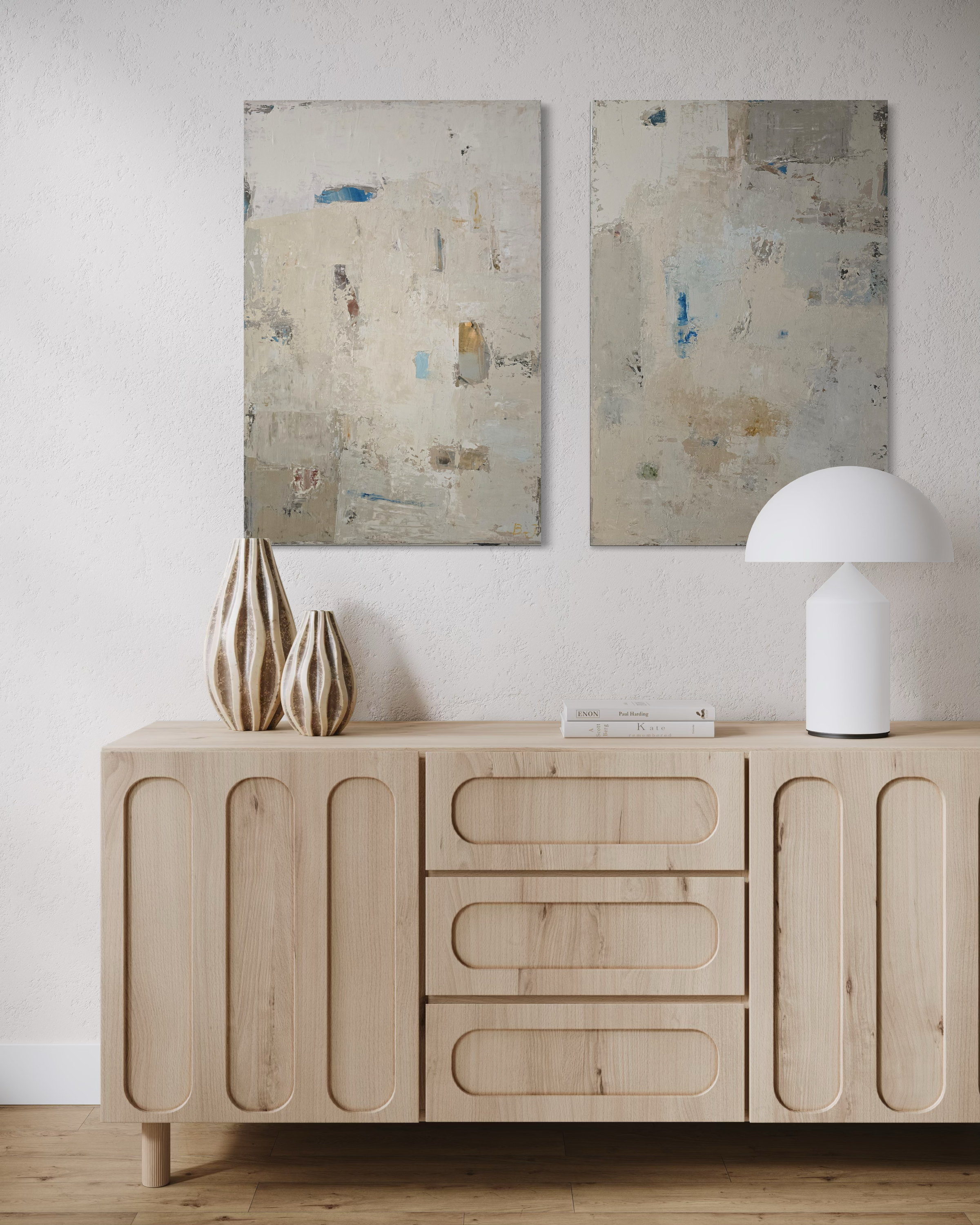 textured abstract painting contemporary decor BIRUTE STUDIO