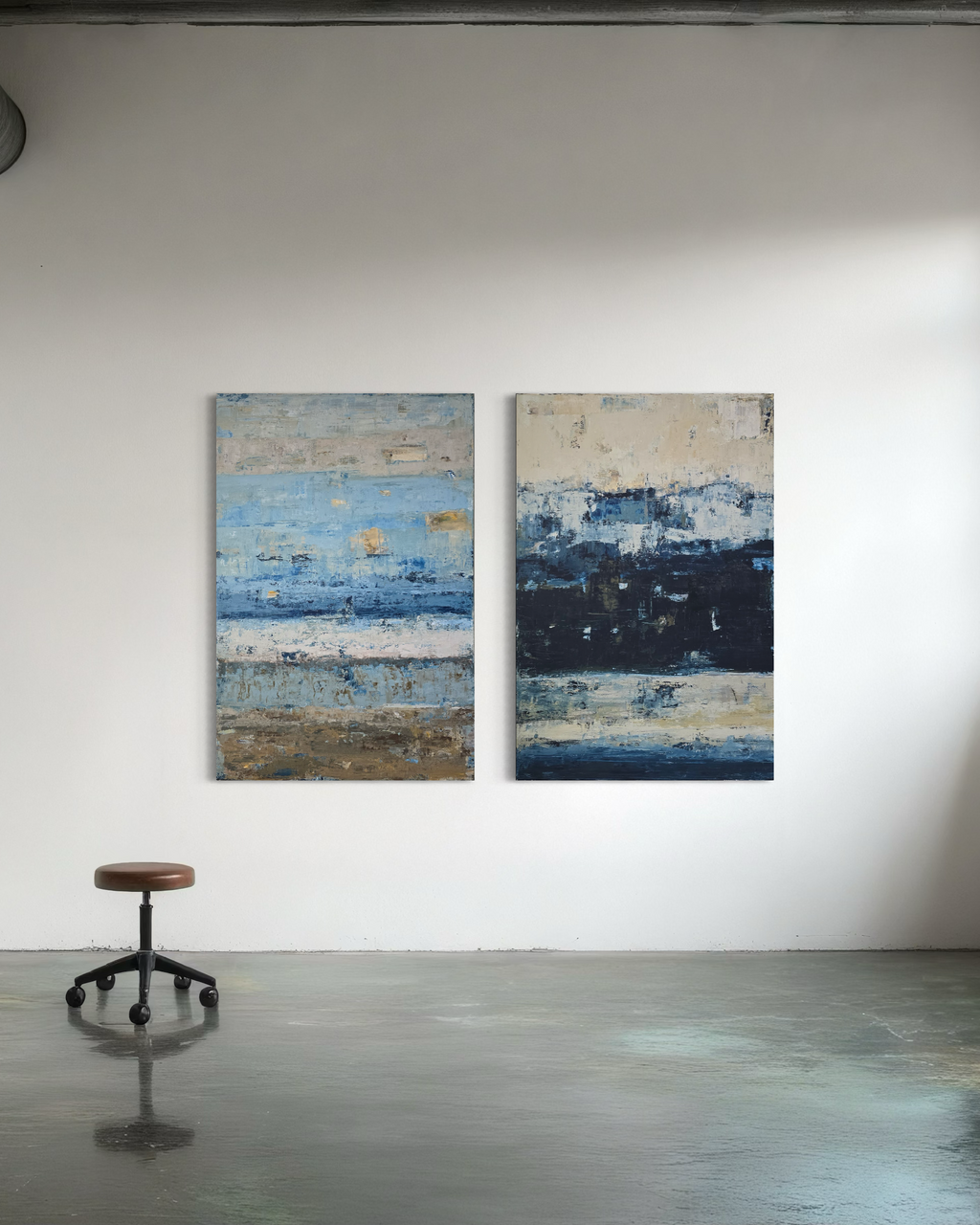 abstract painting minimalist interior wall art BIRUTE STUDIO