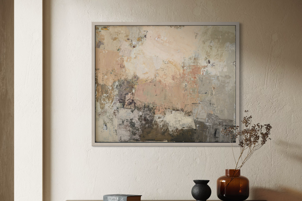 abstract painting minimalist interior wall art BIRUTE STUDIO