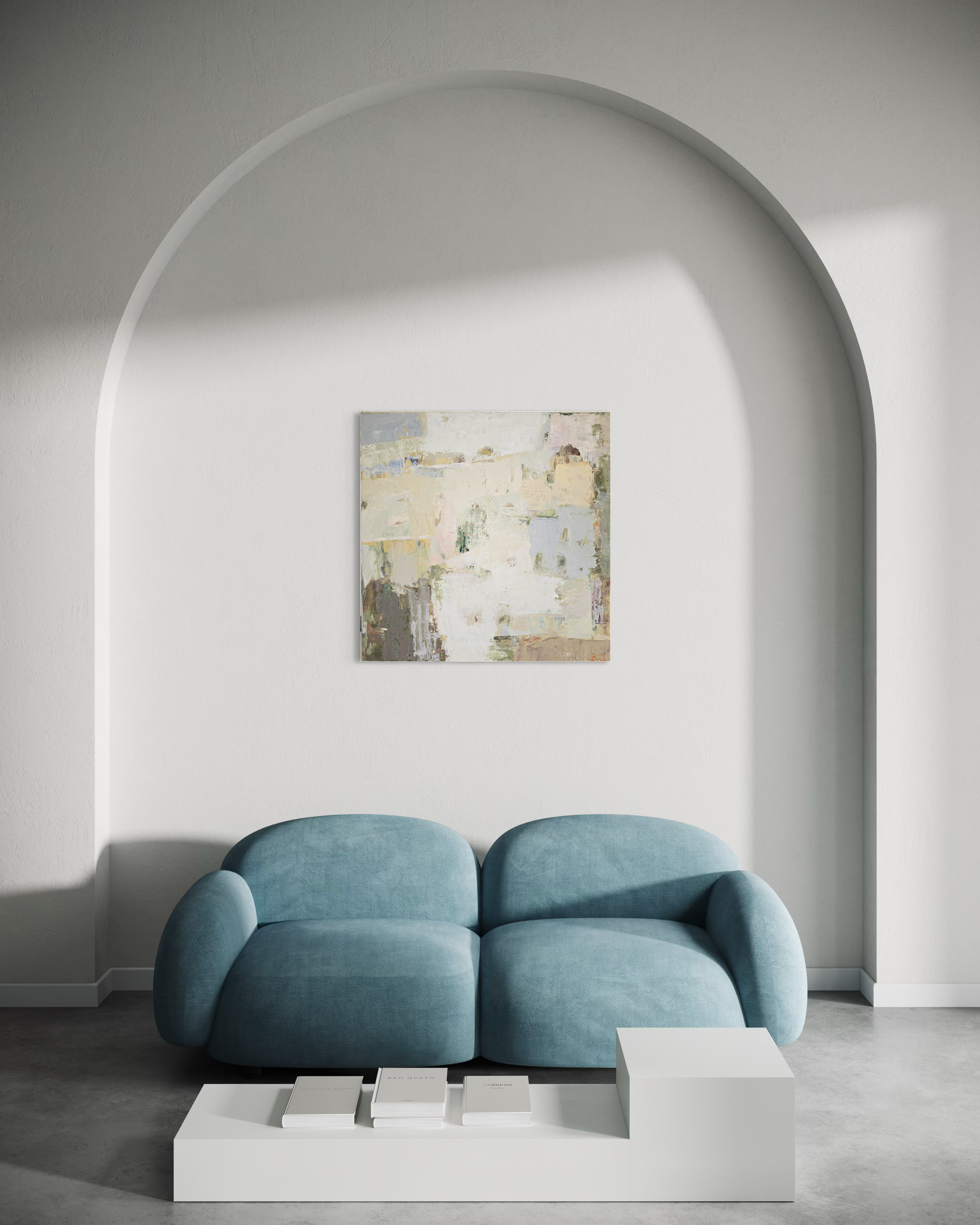Original Abstract Painting - Summer Series No1. 90x90 cm