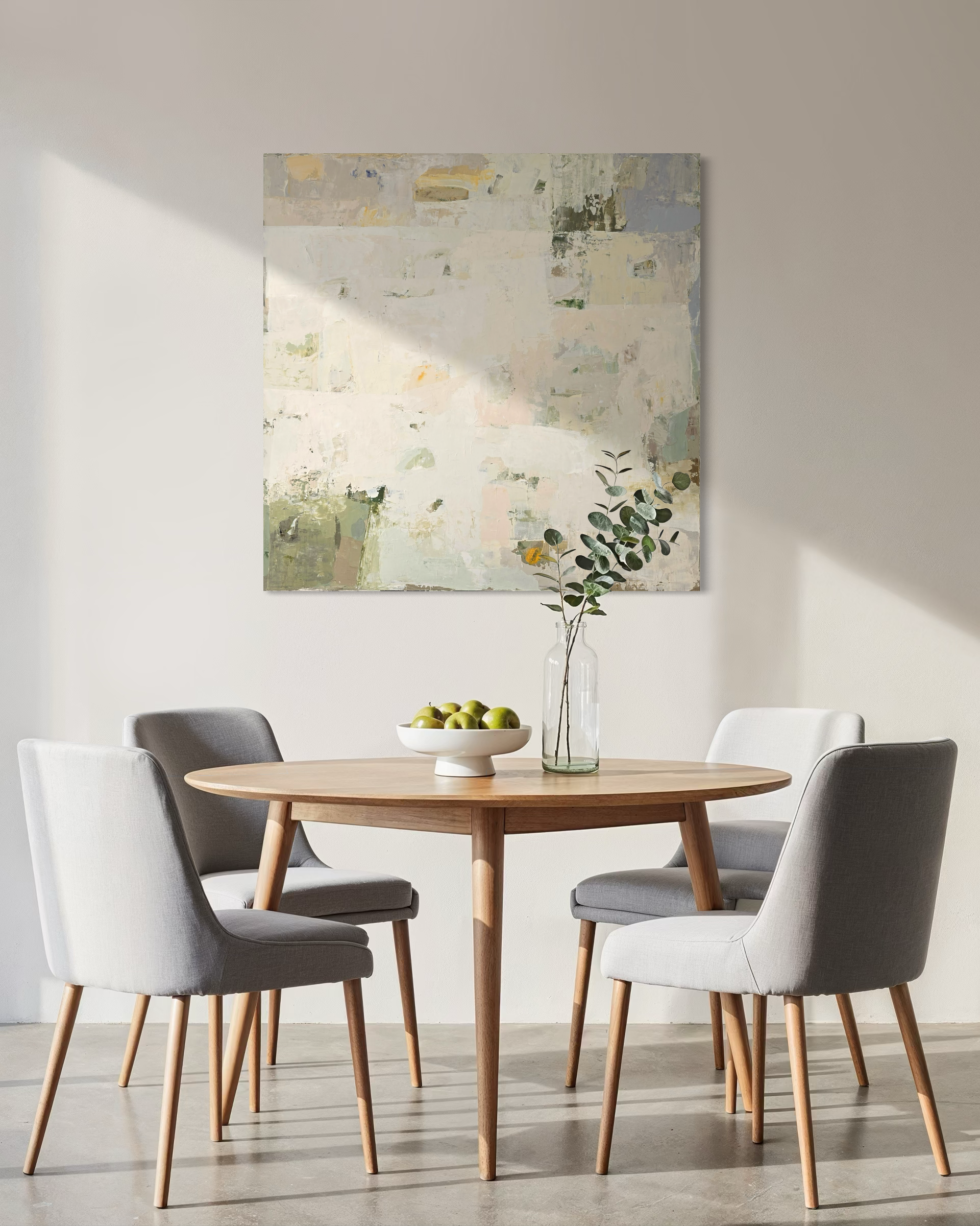 Original Abstract Painting - Summer Series No 2. 90x90 cm