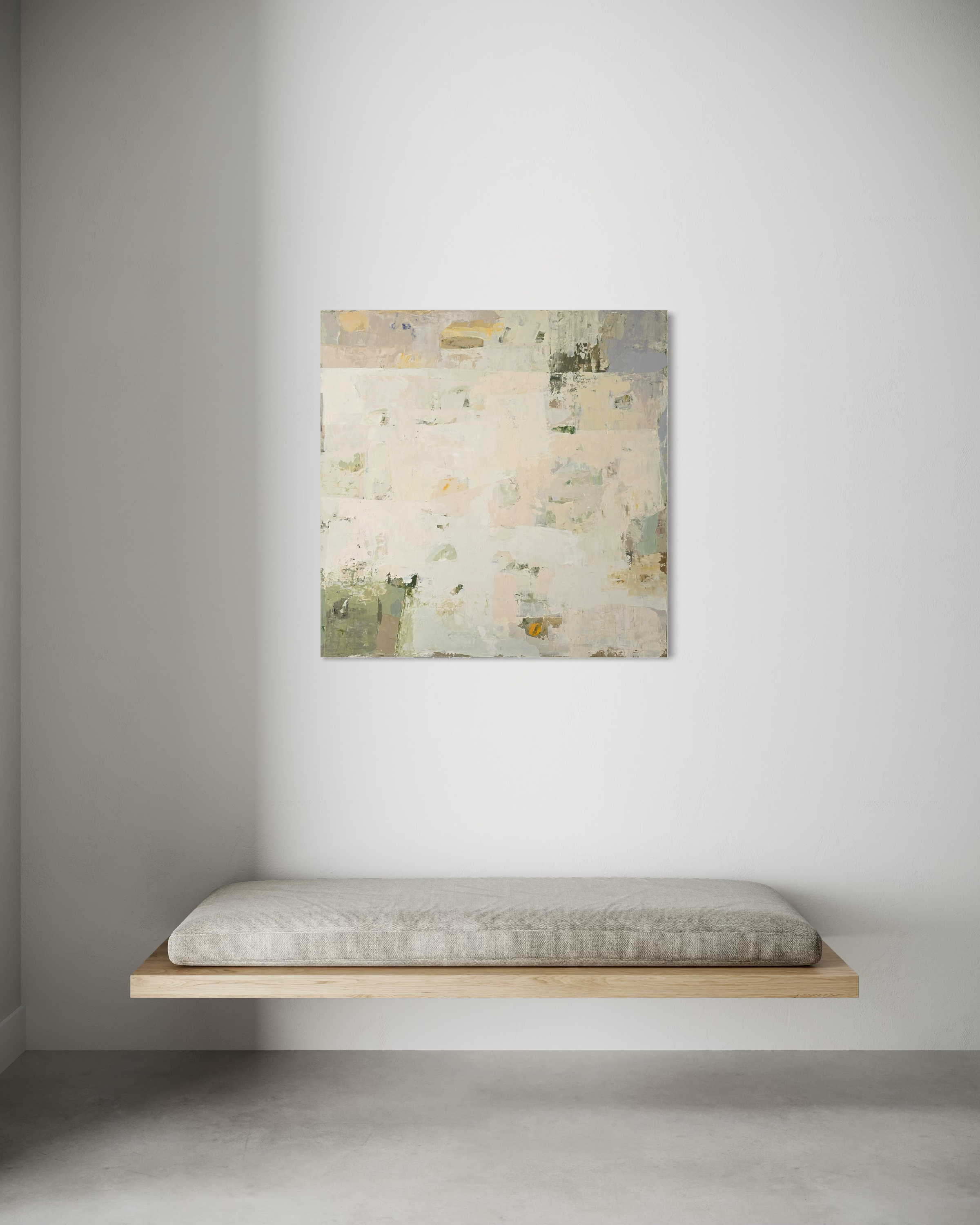 Original Abstract Painting - Summer Series No 2. 90x90 cm