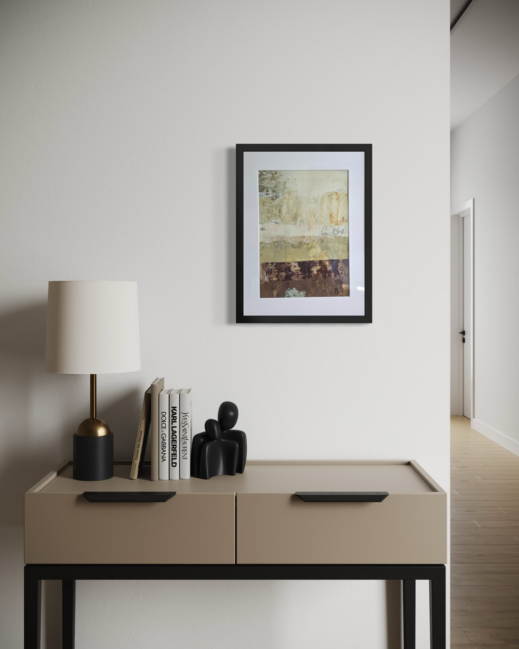 Originalus paveikslas - A Carpet of Leaves. 32x42 cm