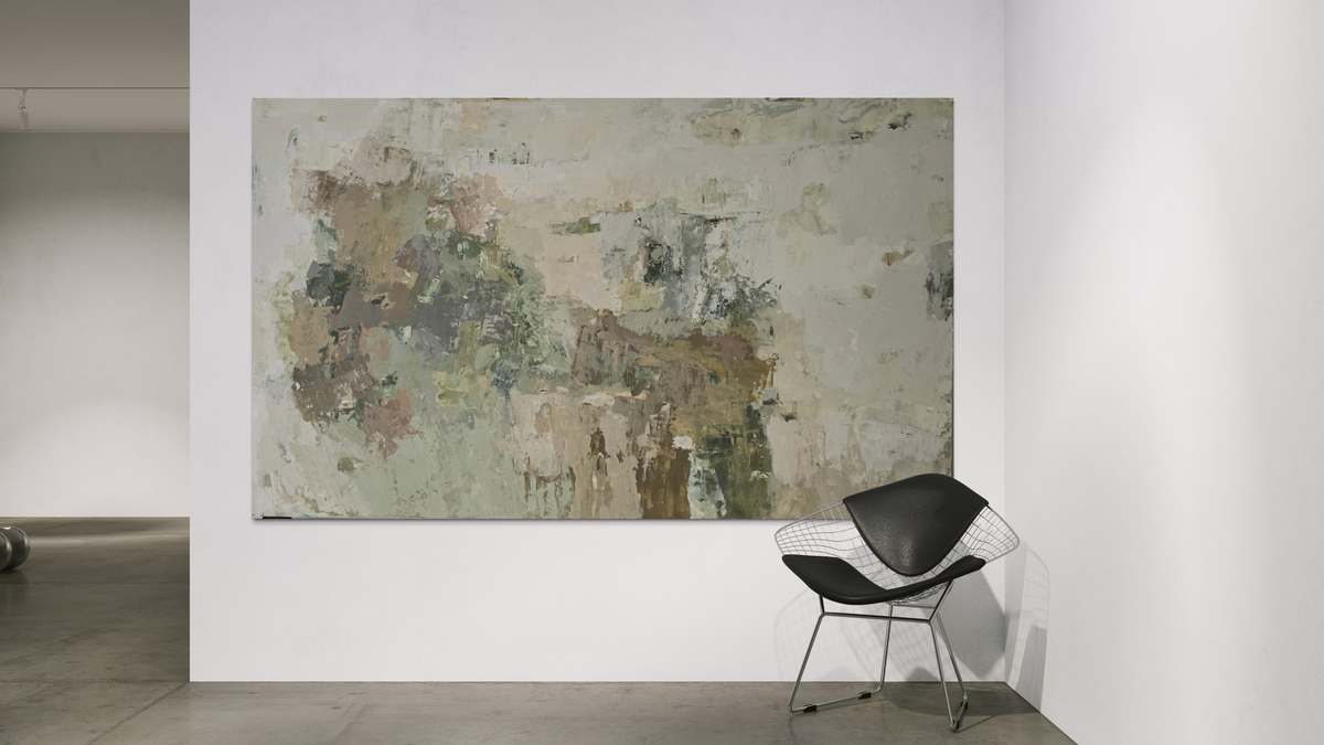 Extra Large Abstract Painting - What I Kept of Autumn. 250x150 cm