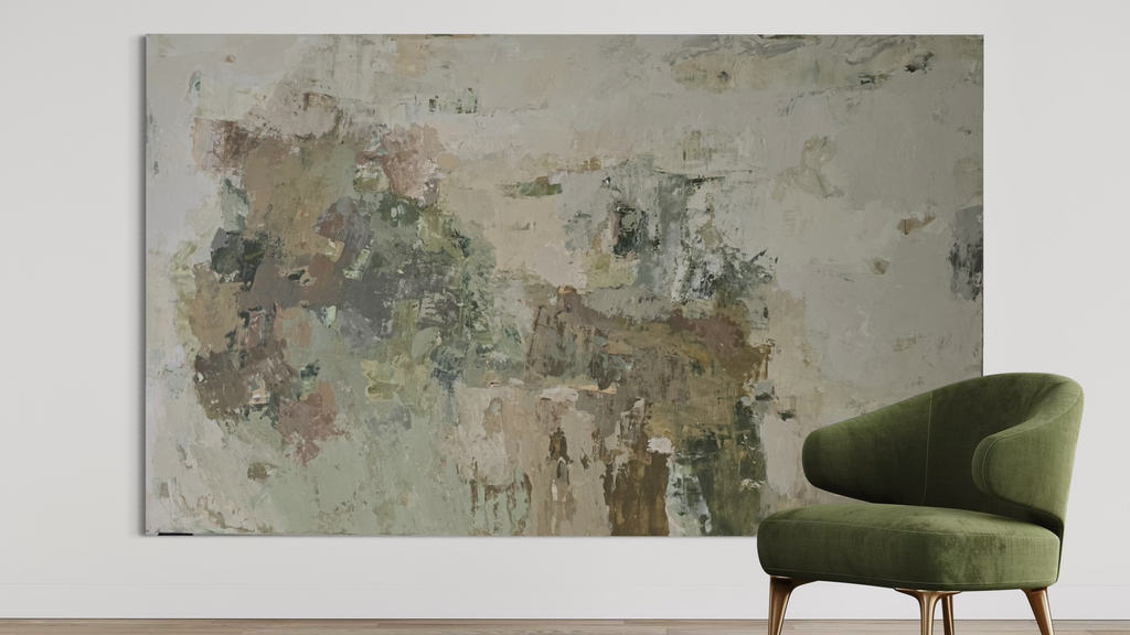 Extra Large Abstract Painting - What I Kept of Autumn. 250x150 cm